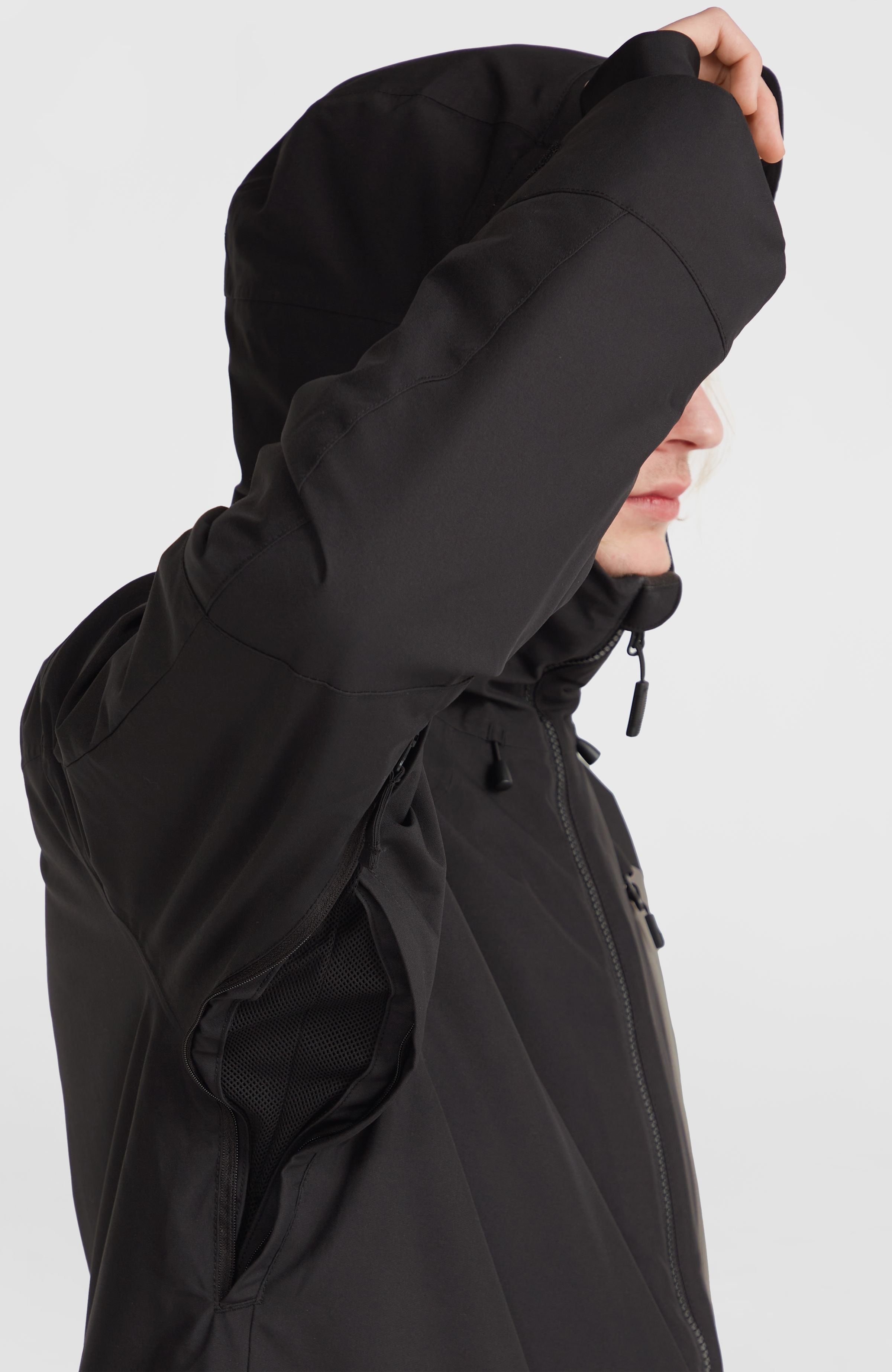 Hammer Block Snow Jacket Black Out Colour Block