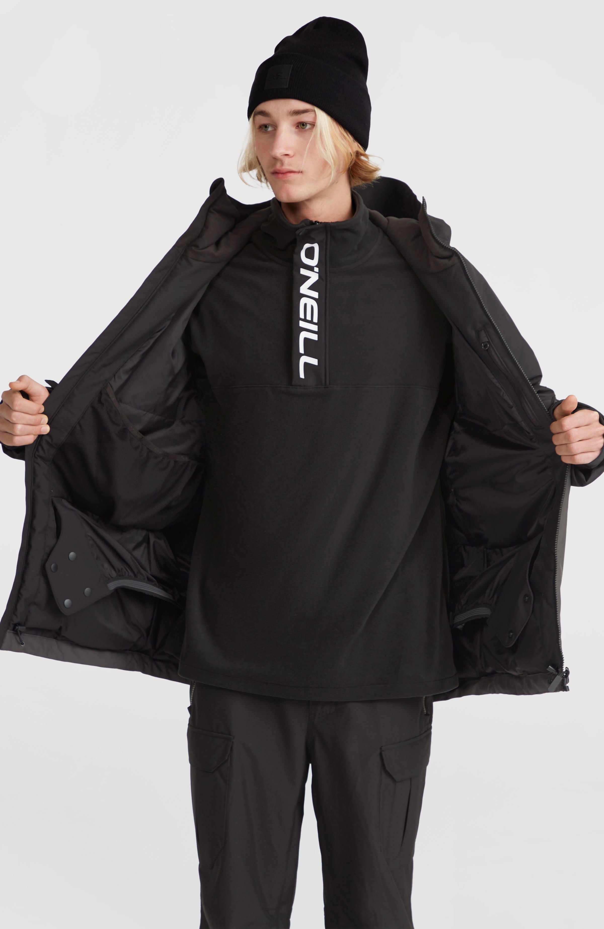 Hammer Block Snow Jacket Black Out Colour Block