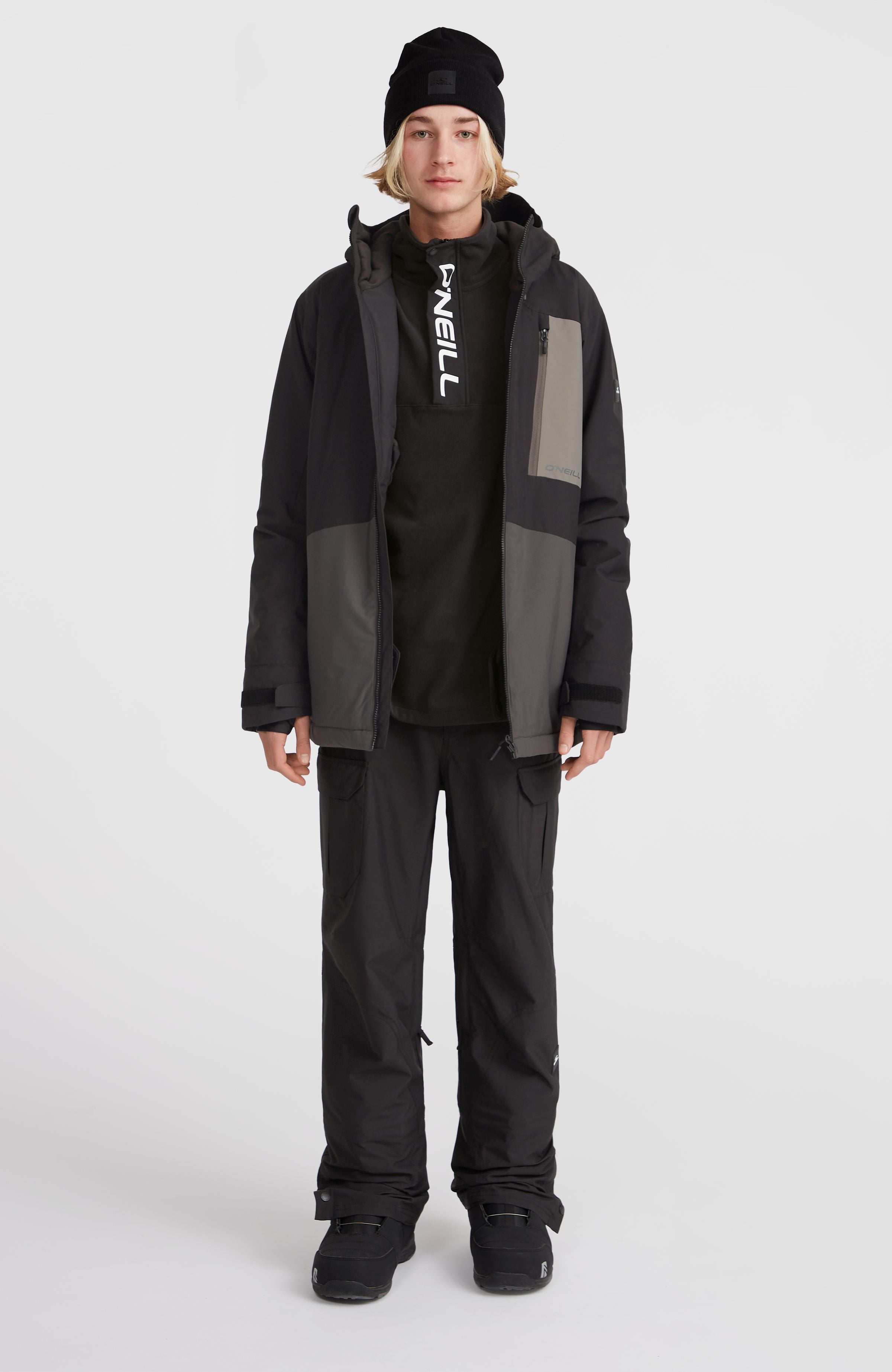Hammer Block Snow Jacket Black Out Colour Block