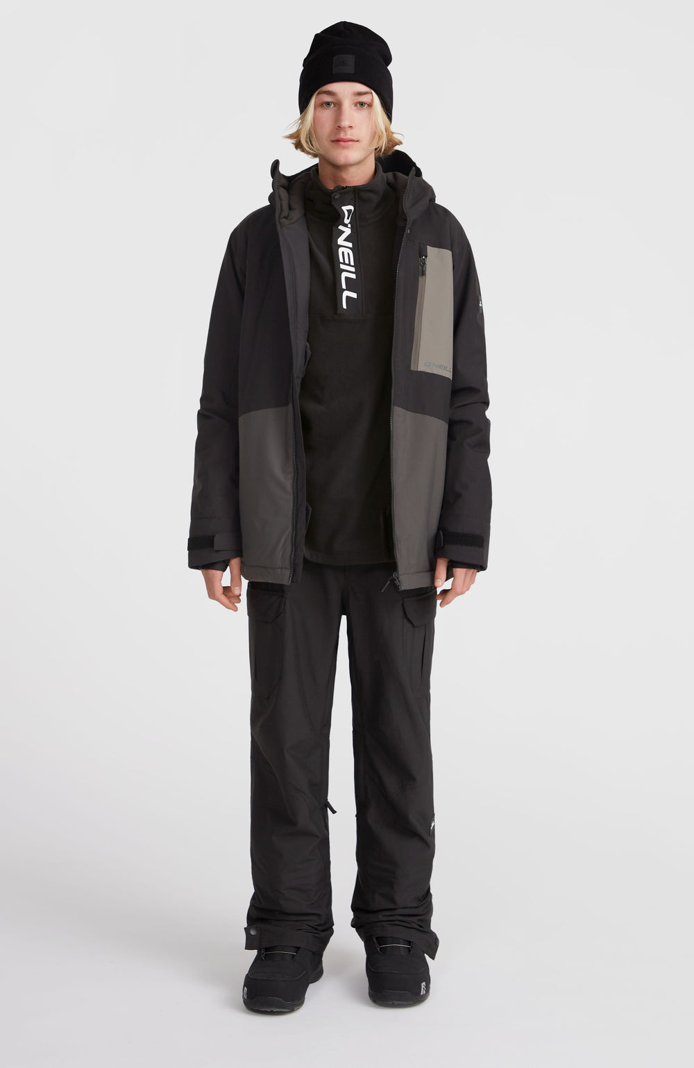 Hammer Block Snow Jacket Black Out Colour Block