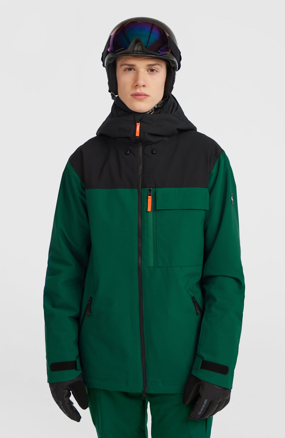 FWC'Peak Snow Jacket Emerald Envy Colour Block