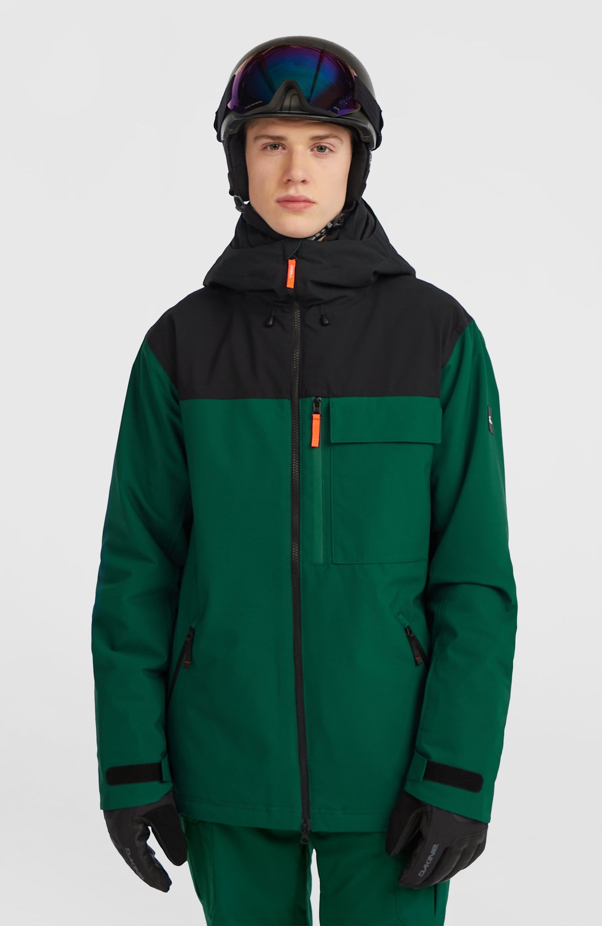 FWC'Peak Snow Jacket Emerald Envy Colour Block