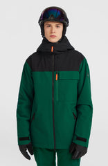 FWC'Peak Snow Jacket Emerald Envy Colour Block