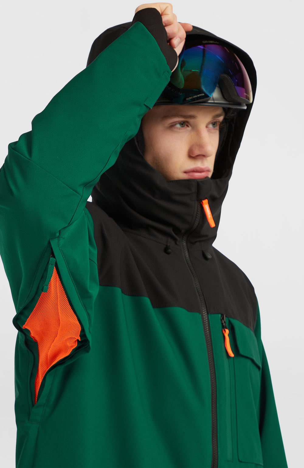 FWC'Peak Snow Jacket Emerald Envy Colour Block