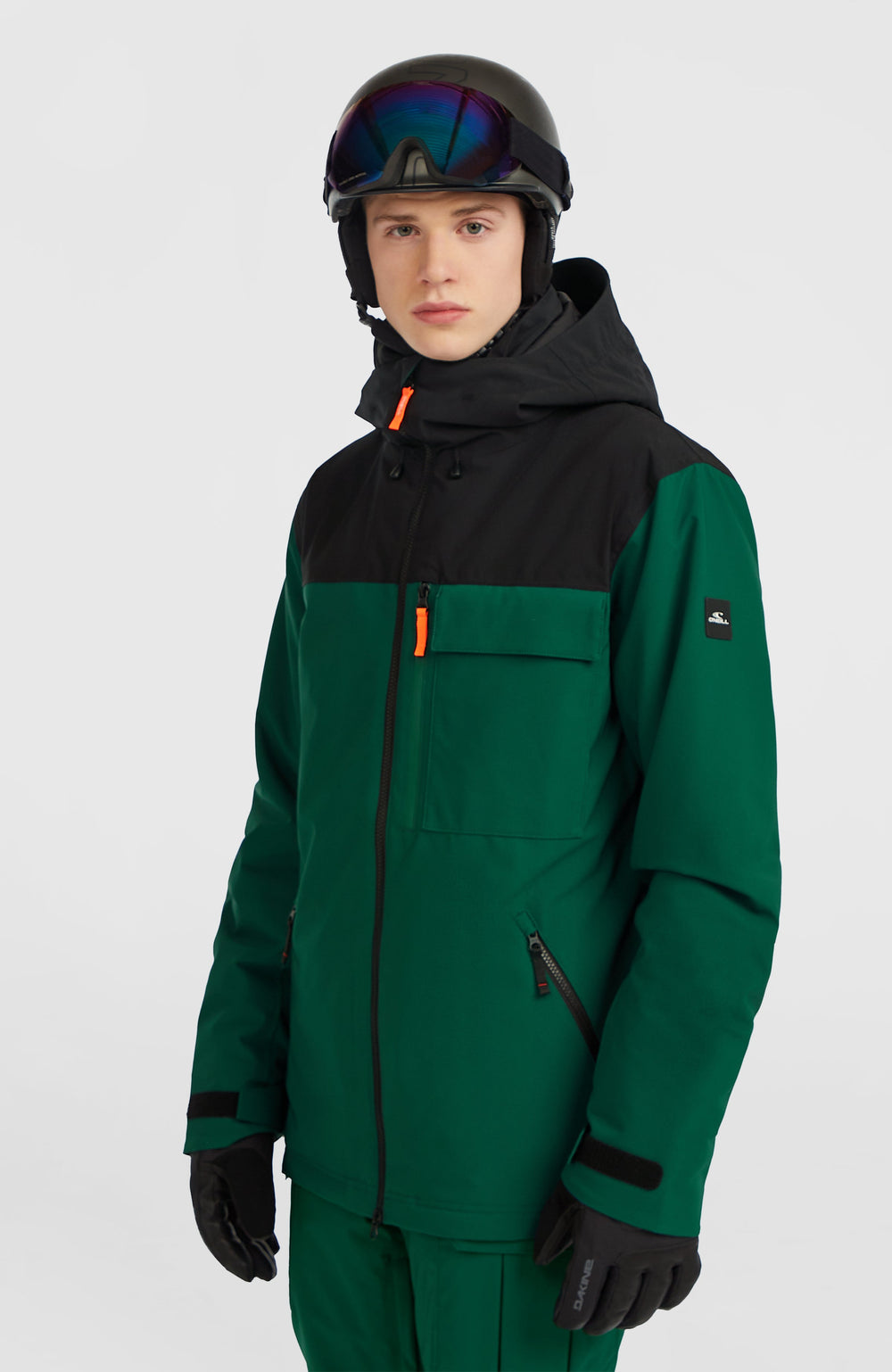 FWC'Peak Snow Jacket Emerald Envy Colour Block