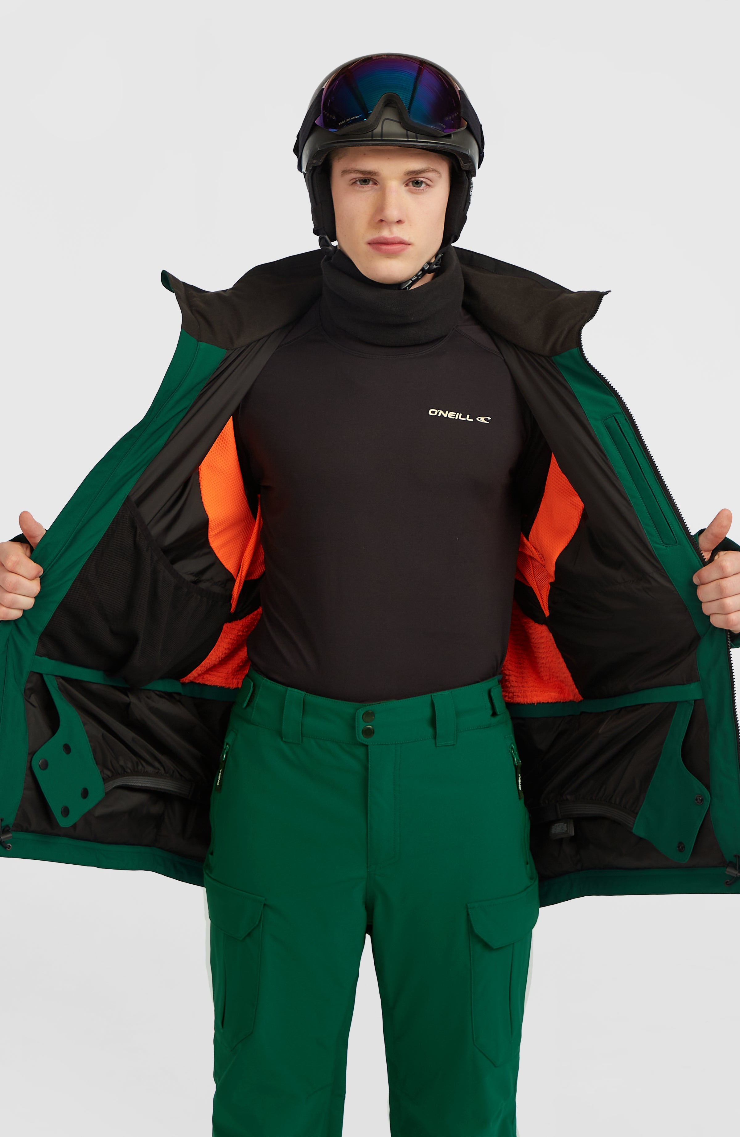 FWC'Peak Snow Jacket Emerald Envy Colour Block