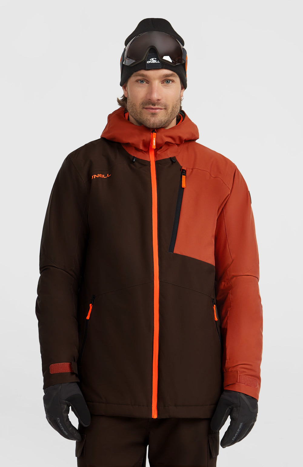 FWC'Cruz Block Snow Jacket Coffee Bean Colour Block