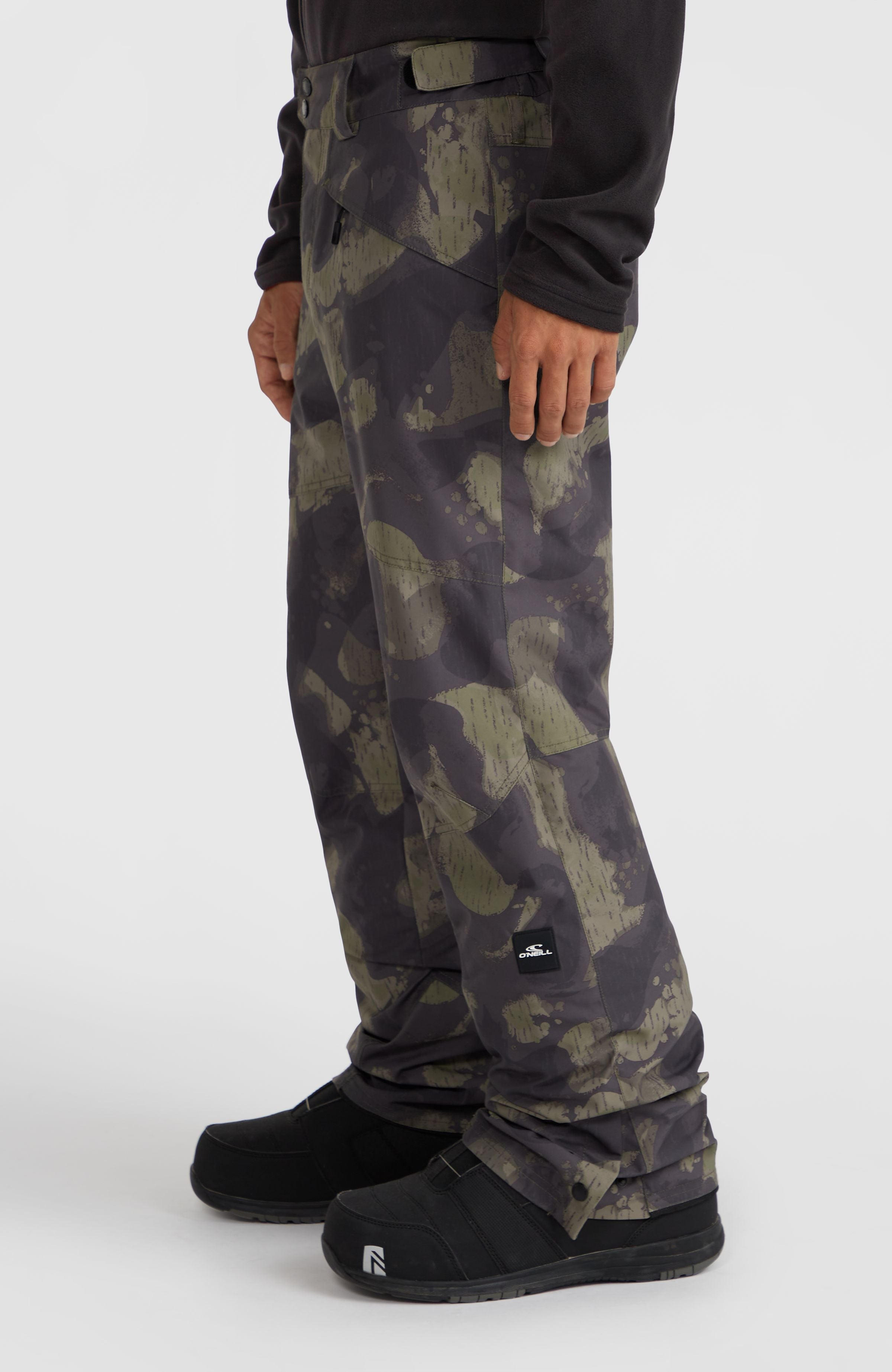 Hammer Regular Snow Pants Black Night Camo