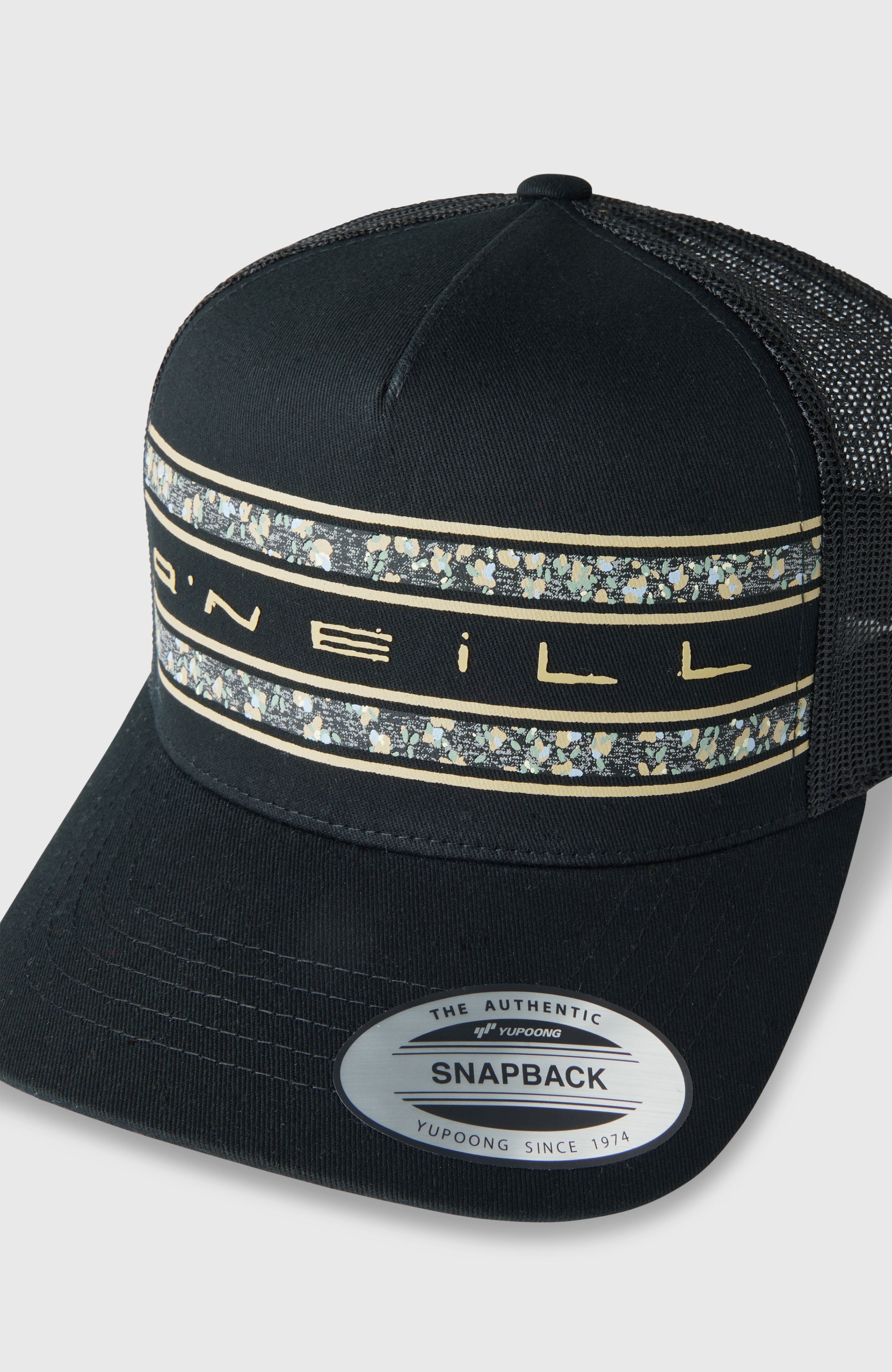 O'Neill Flower Trucker Cap Black Out