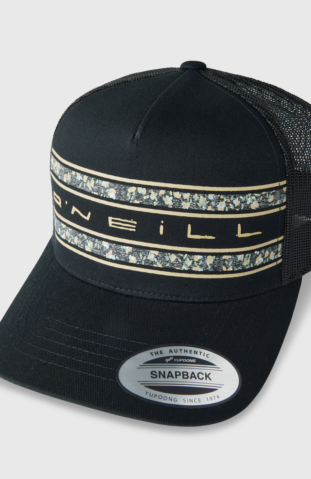 O'Neill Flower Trucker Cap Black Out