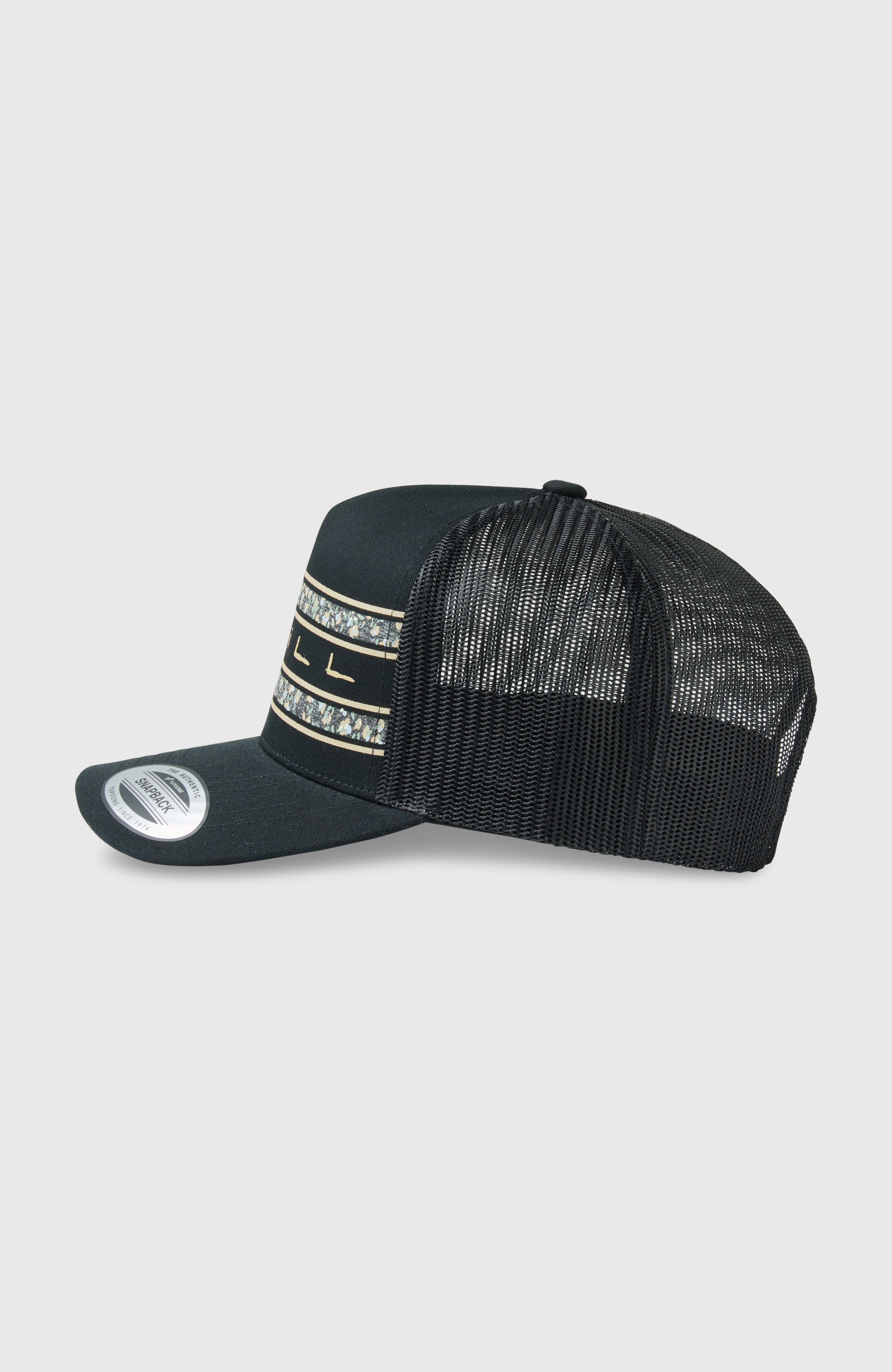 O'Neill Flower Trucker Cap Black Out