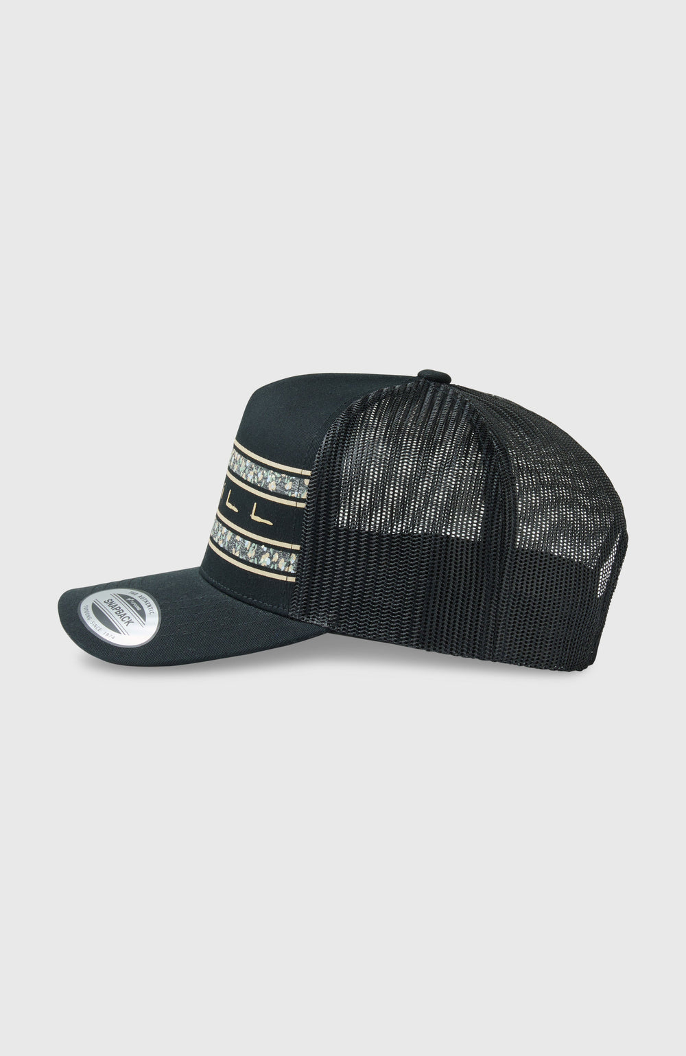 O'Neill Flower Trucker Cap Black Out