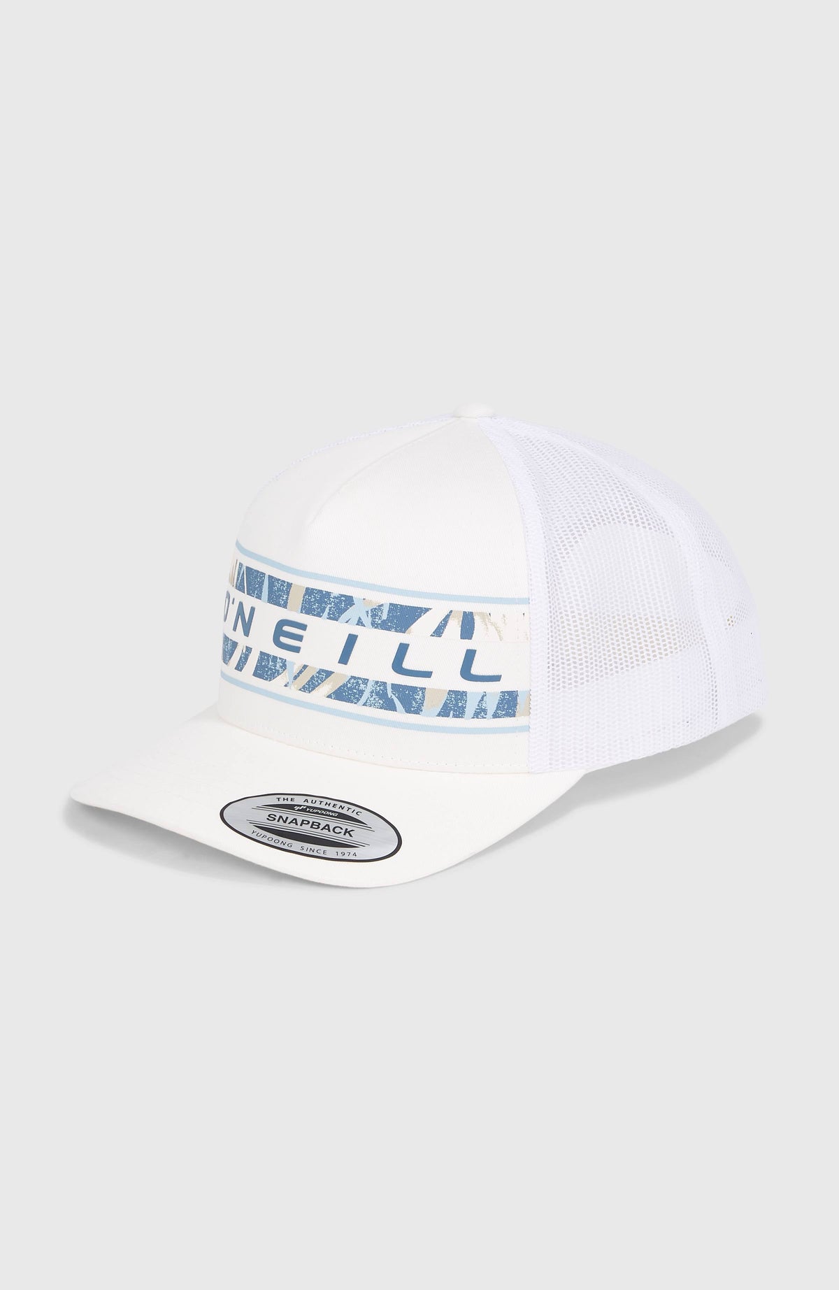 Flower Trucker Cap Snow White