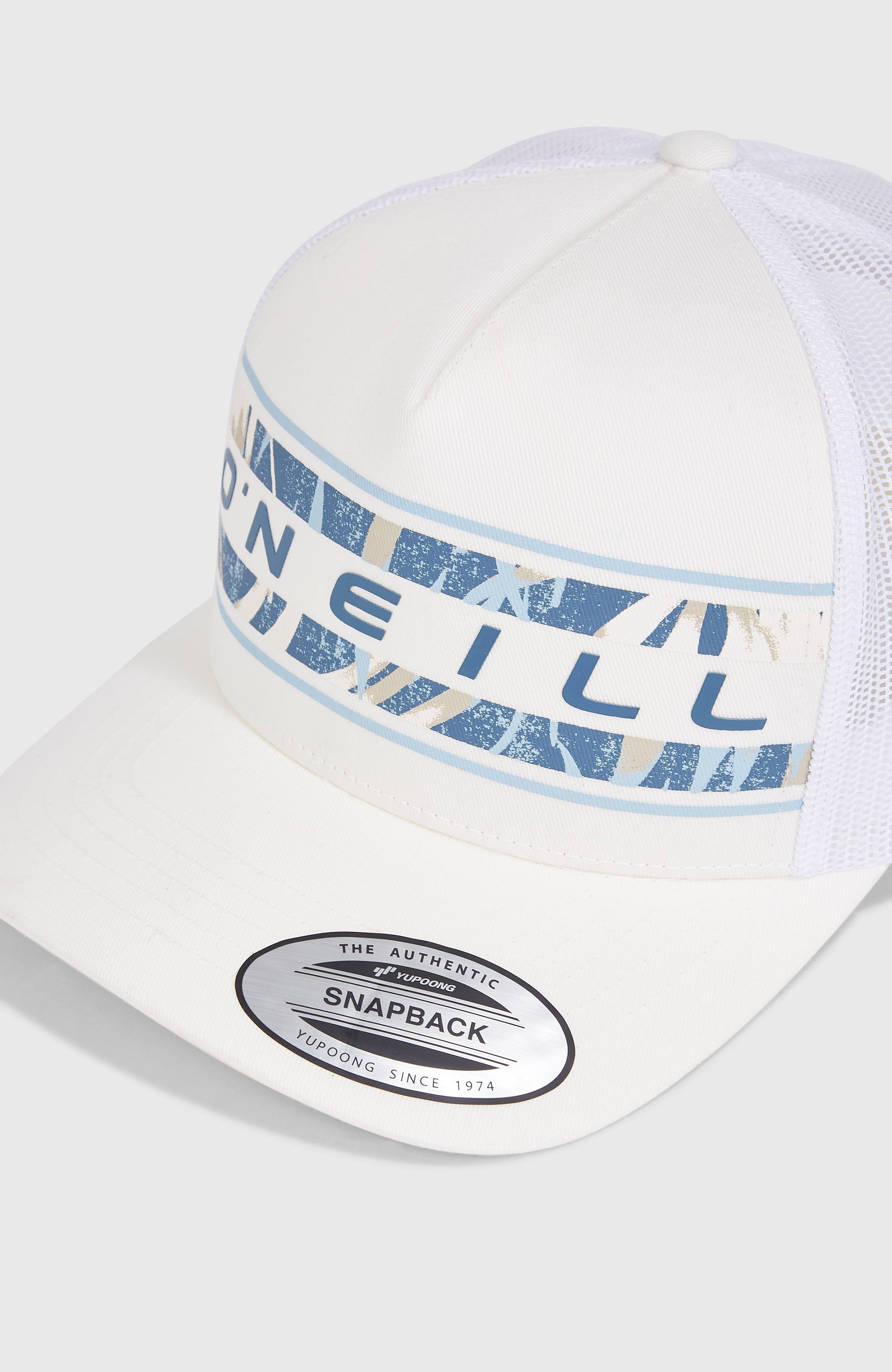 Flower Trucker Cap Snow White