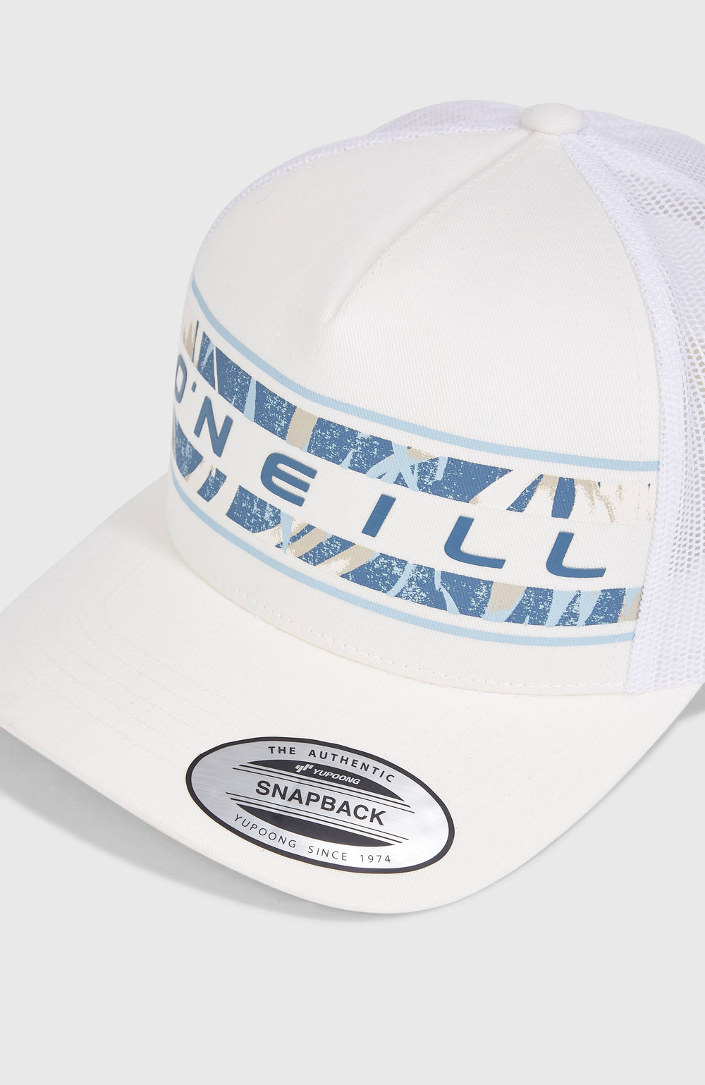 Flower Trucker Cap Snow White