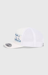 Flower Trucker Cap Snow White
