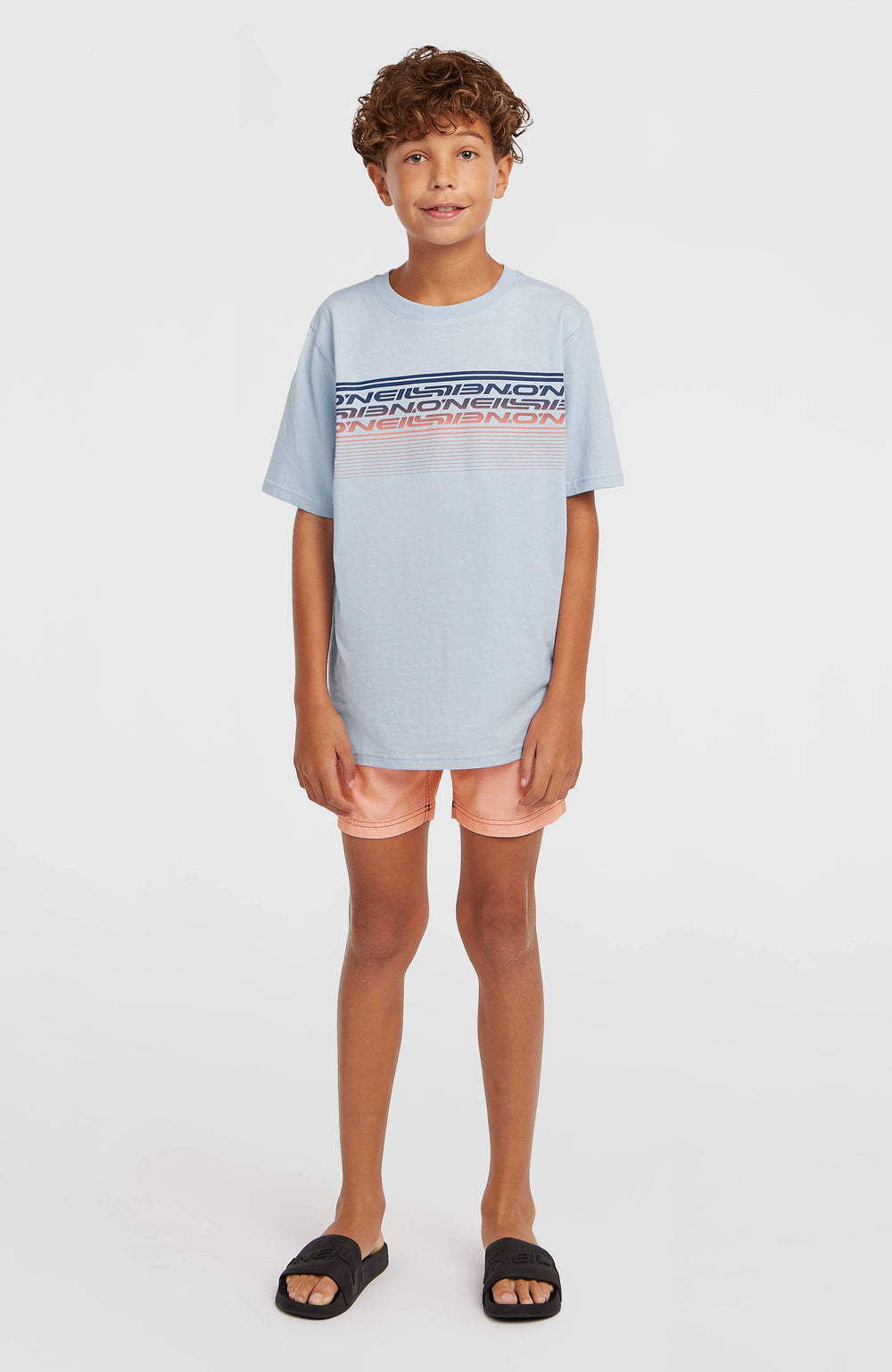 O'Neill Logo Stripe Swimshorts Boys Purple Heritage O'Neill