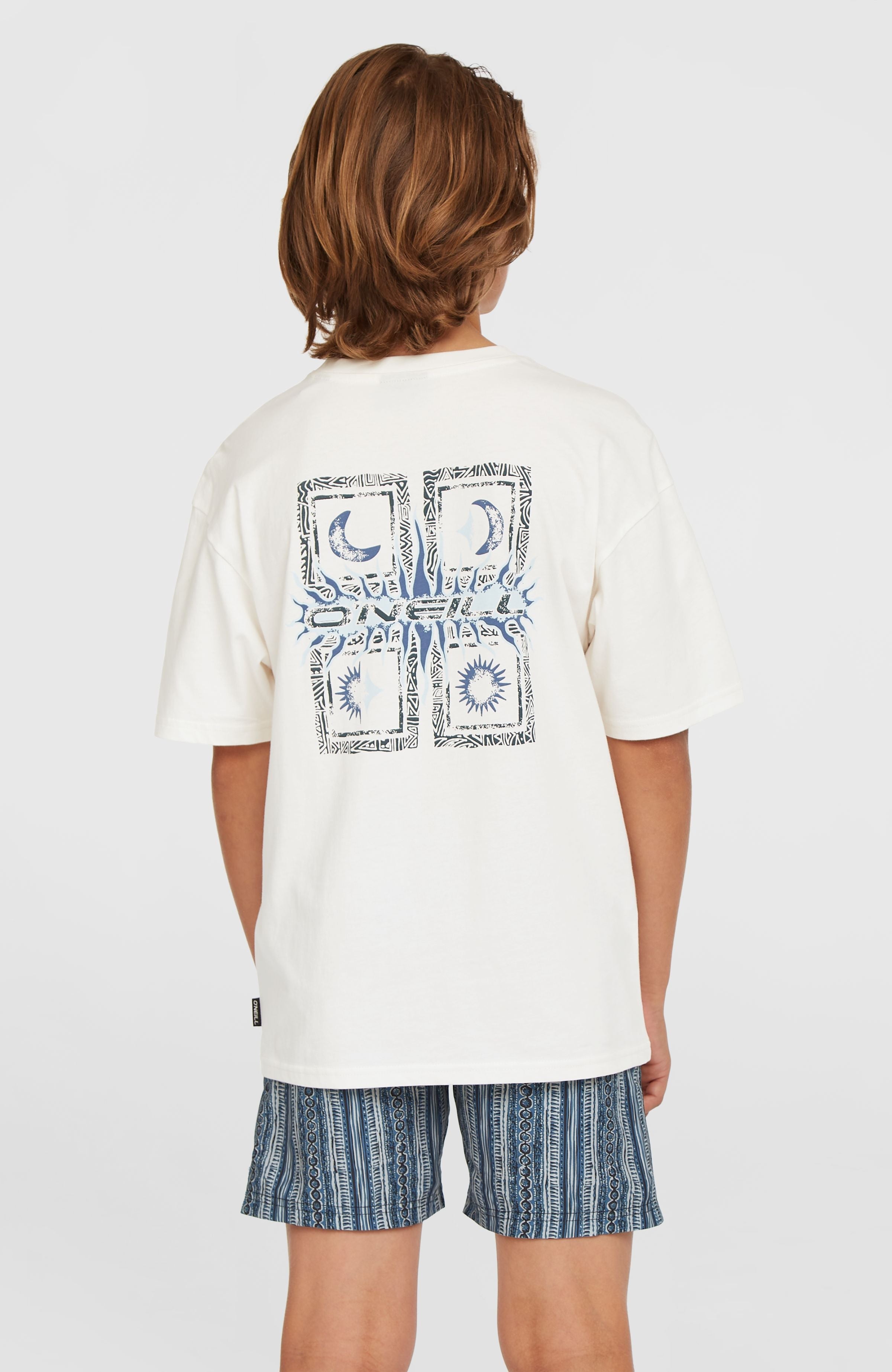 Cali 14'' Swim Shorts Blue Pressed Lines