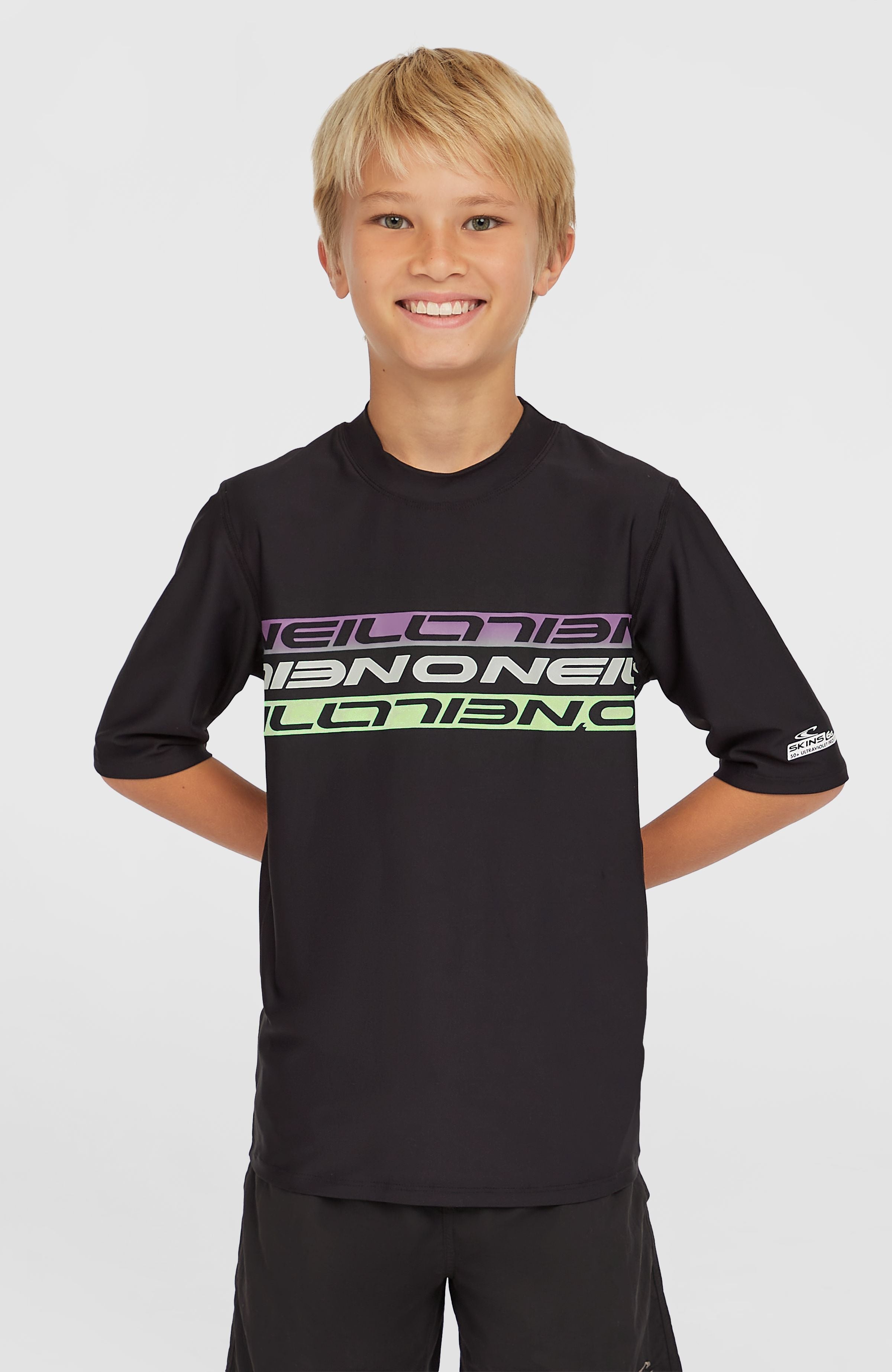 Short Sleeve Skin Black Out