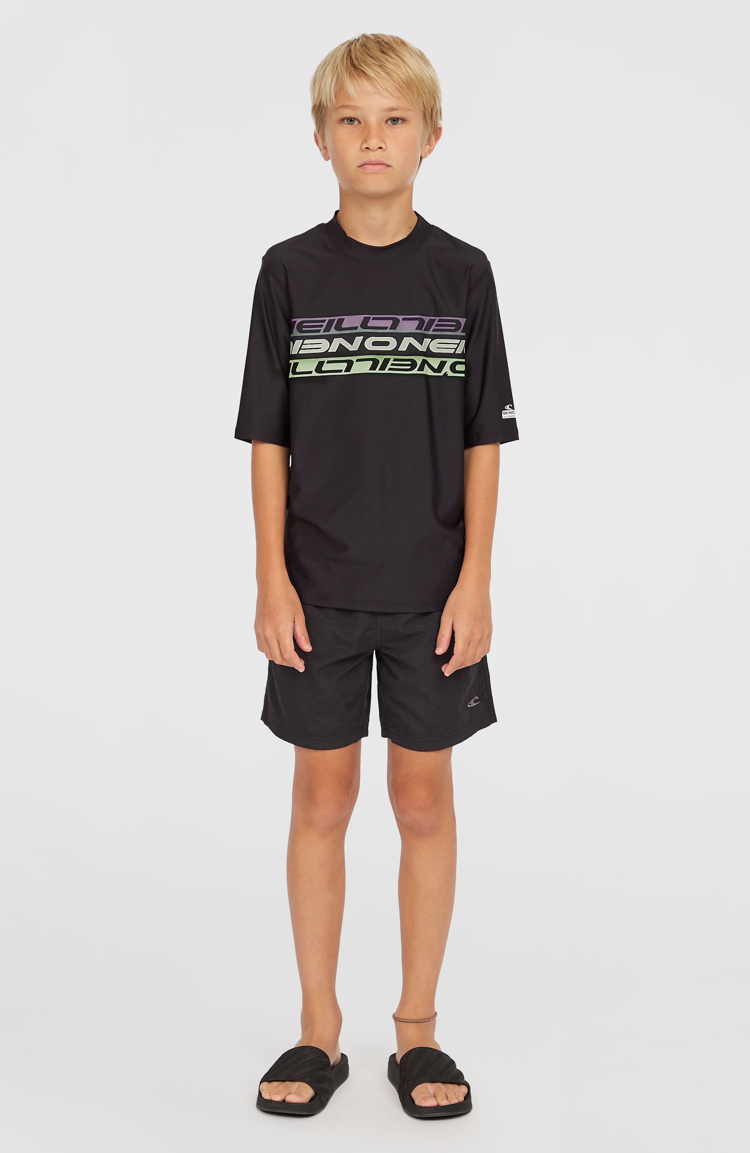 Short Sleeve Skin Black Out