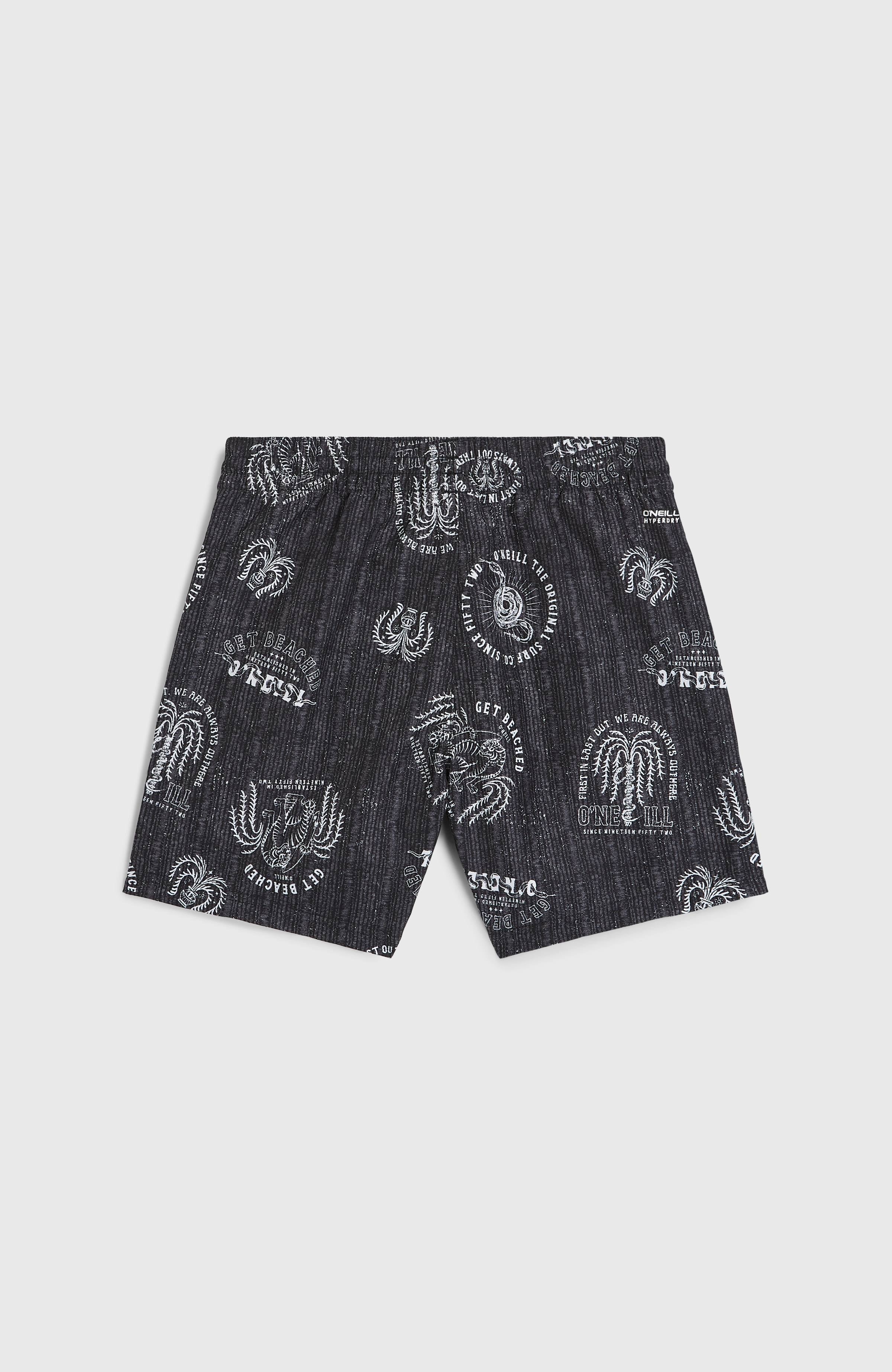 Cali 14'' Swim Shorts Black Mystical