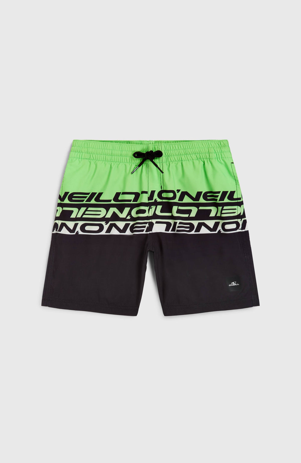 Cali Stripe 14'' Swim Shorts Green Upside Down