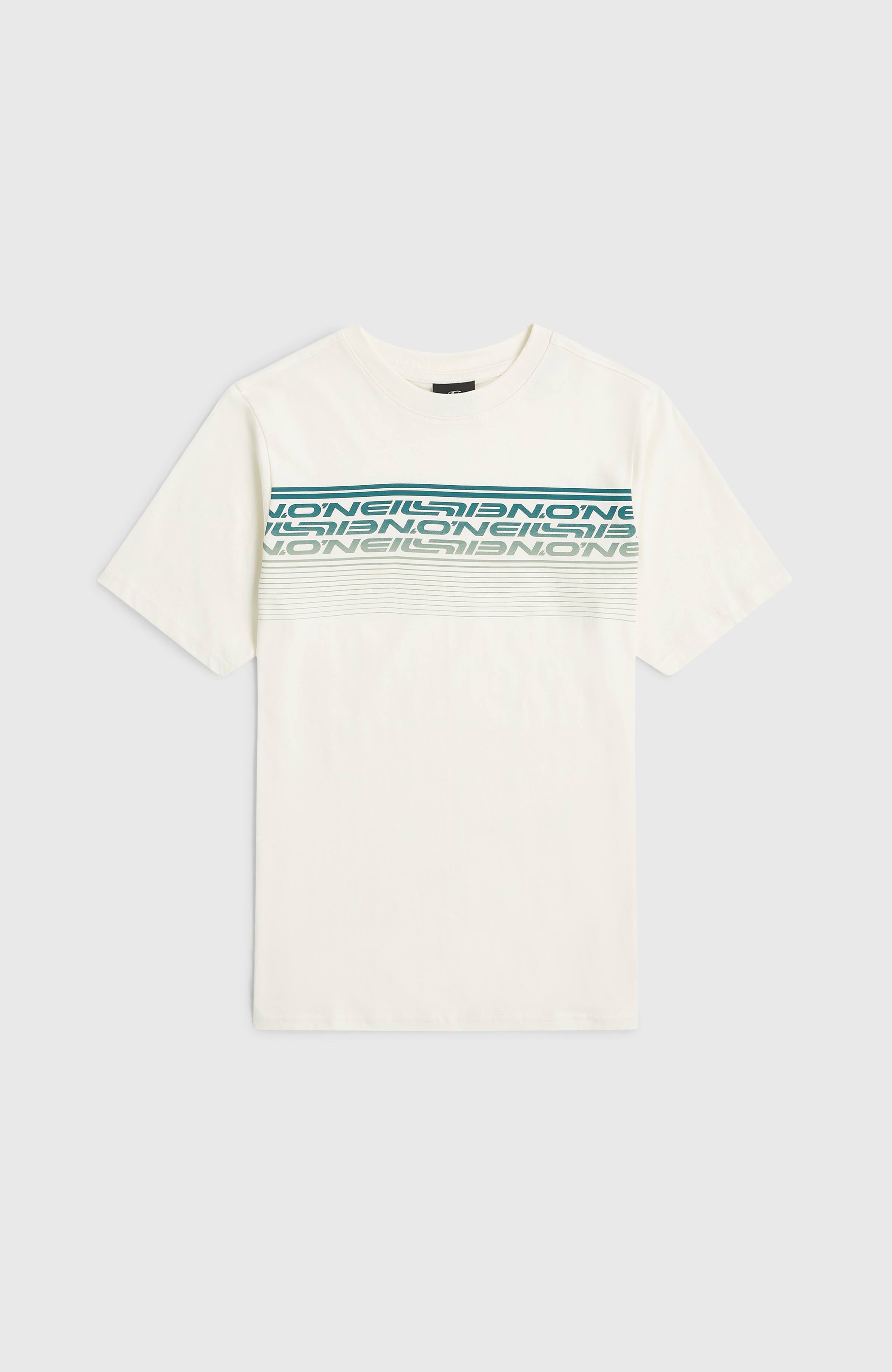 O'Neill Logo Stripe T-Shirt Snow White