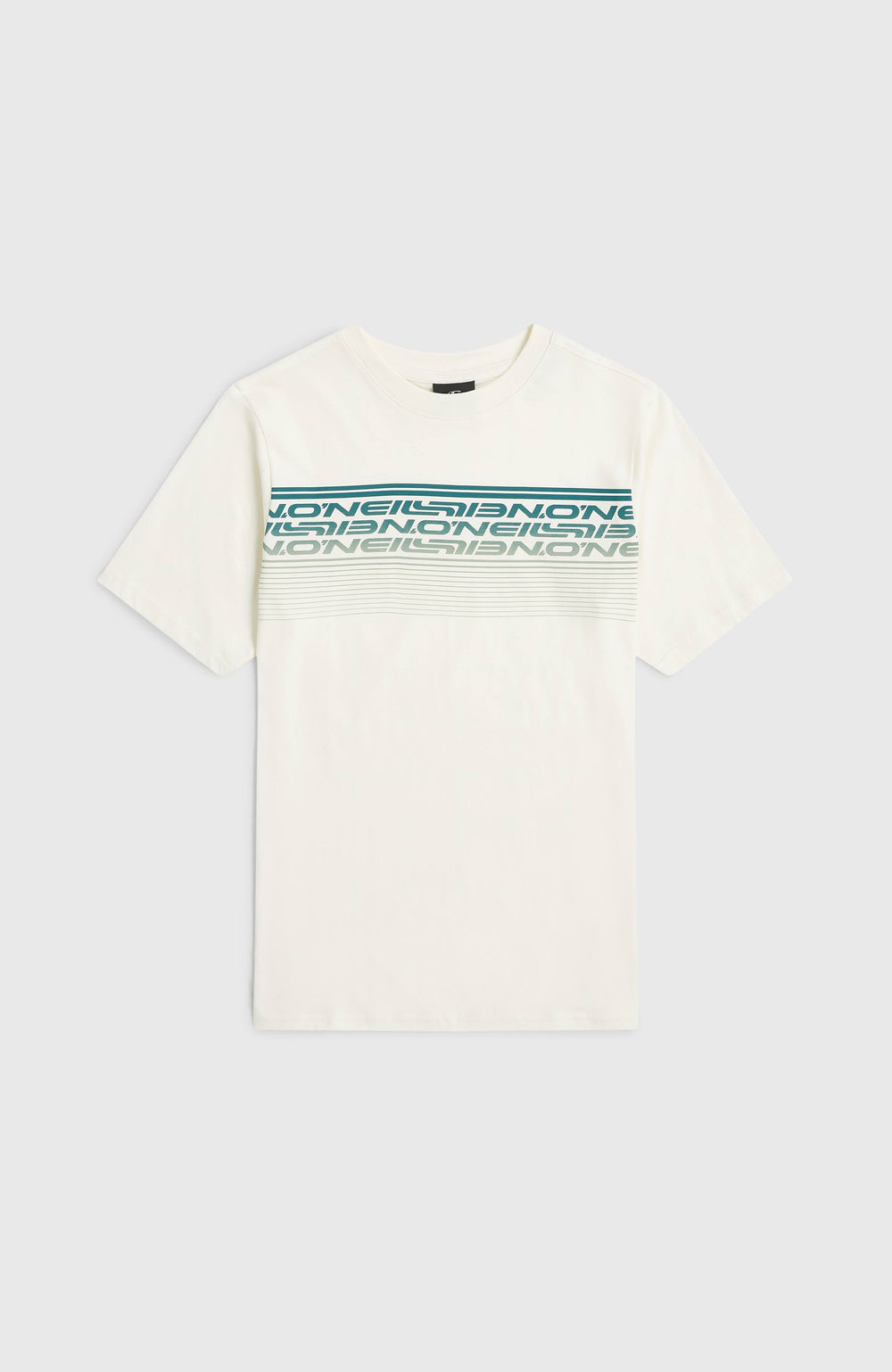 O'Neill Logo Stripe T-Shirt Snow White