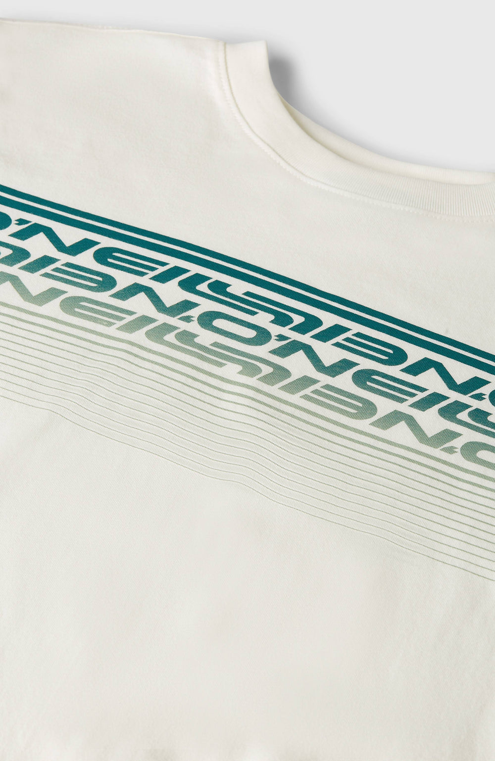 O'Neill Logo Stripe T-Shirt Snow White