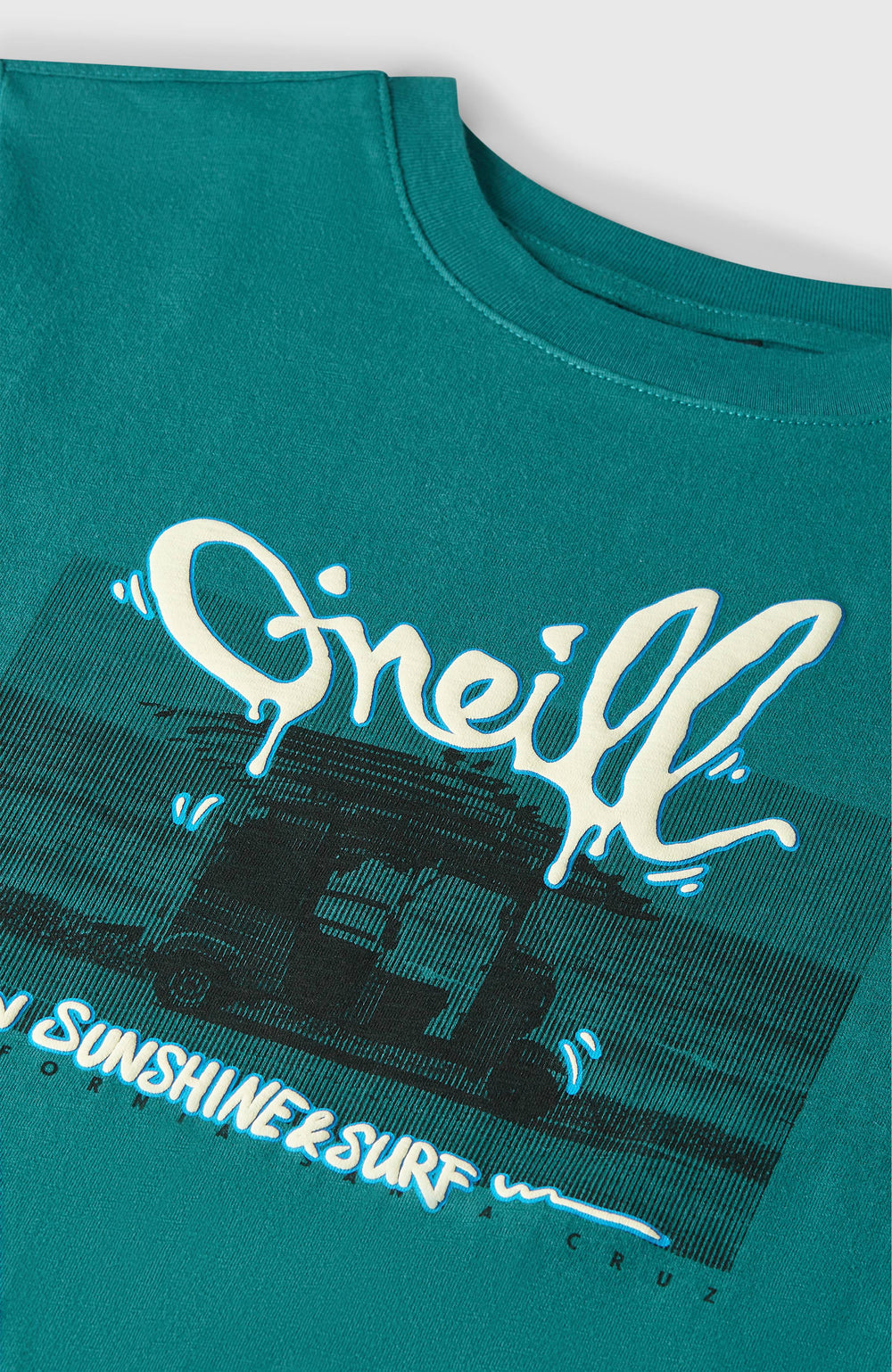 Slub Graphic T-Shirt Botanical Heat