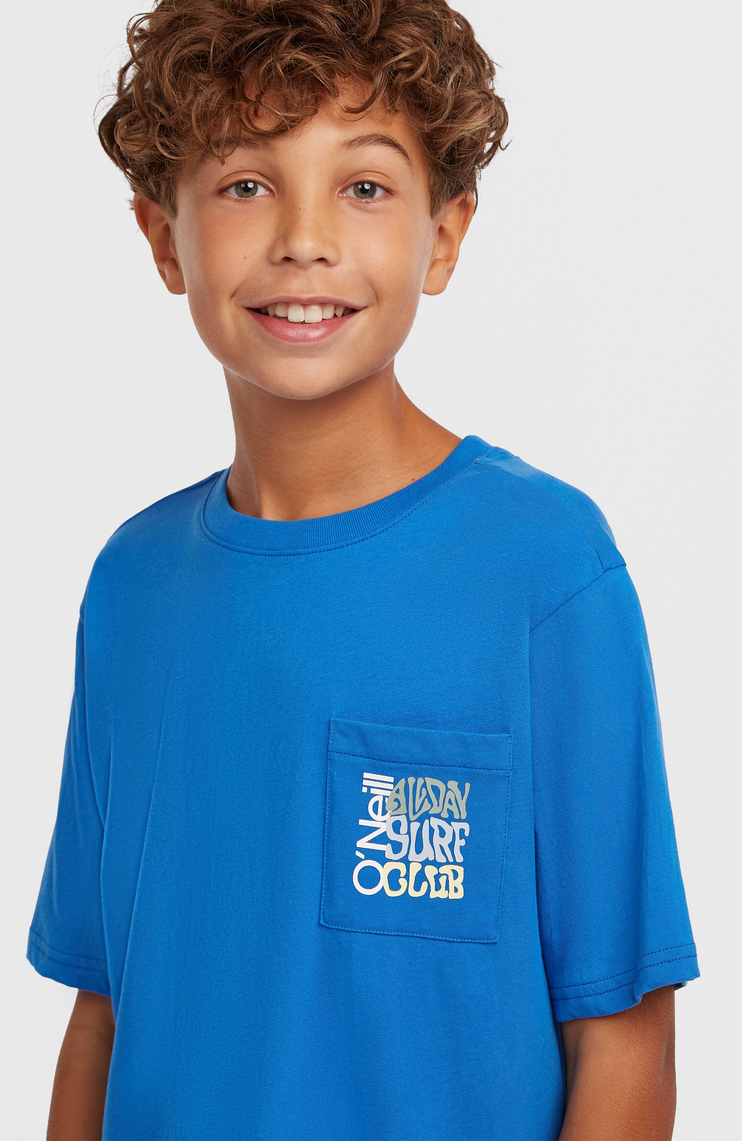 Chest Pocket T-Shirt Mediterranean Blue