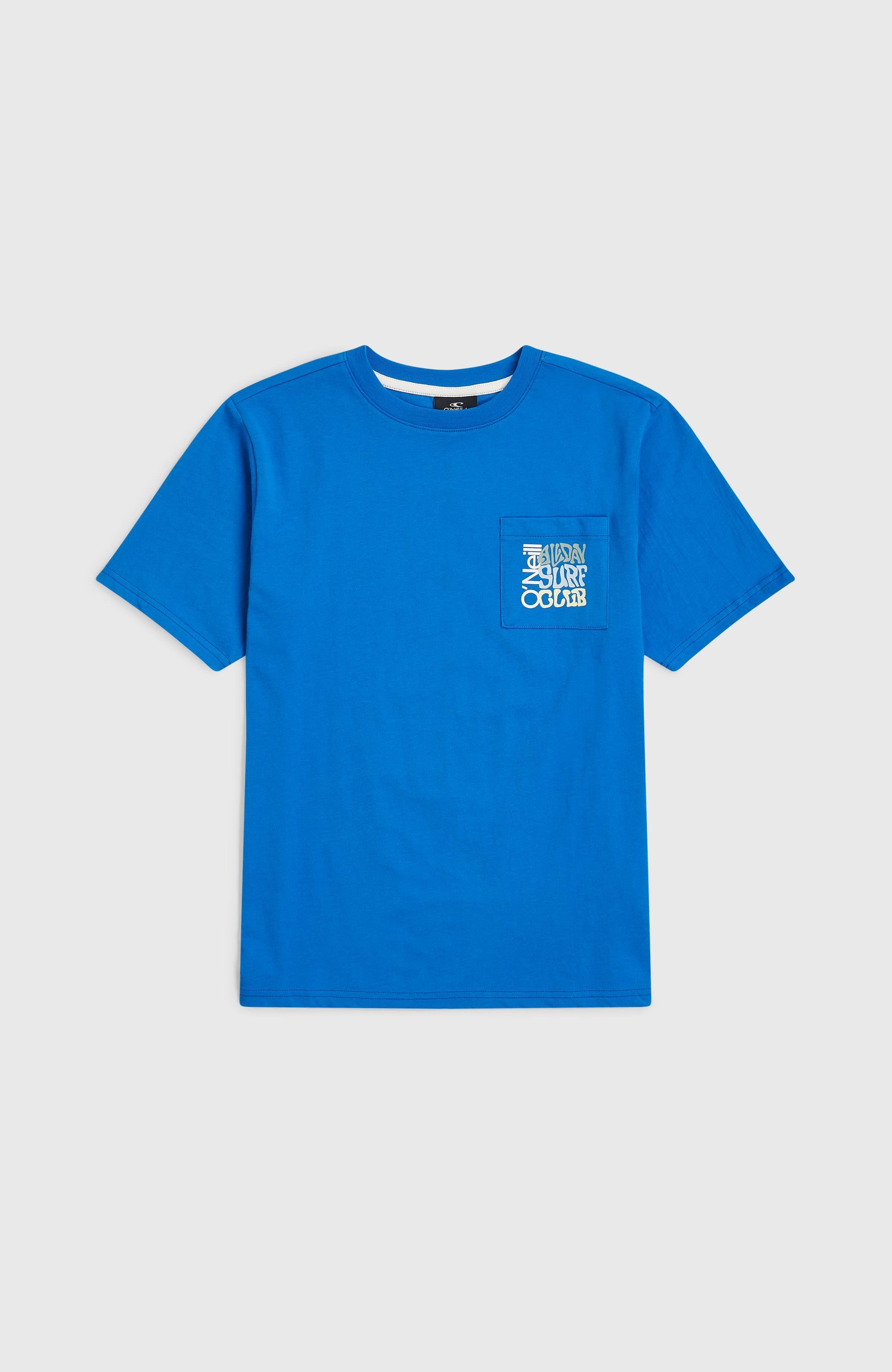 Chest Pocket T-Shirt Mediterranean Blue