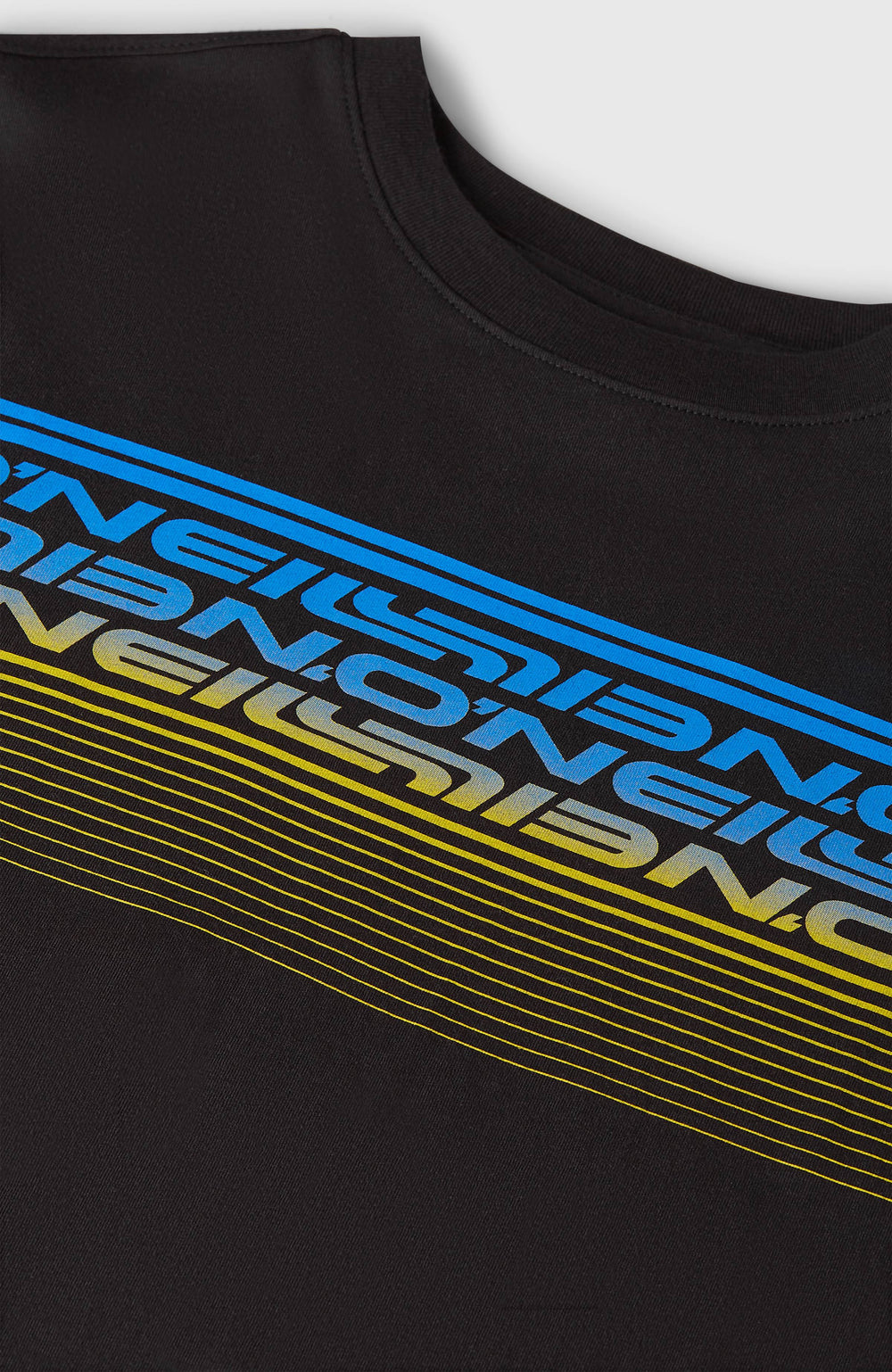 O'Neill Logo Stripe T-Shirt Black Out