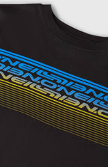 O'Neill Logo Stripe T-Shirt Black Out