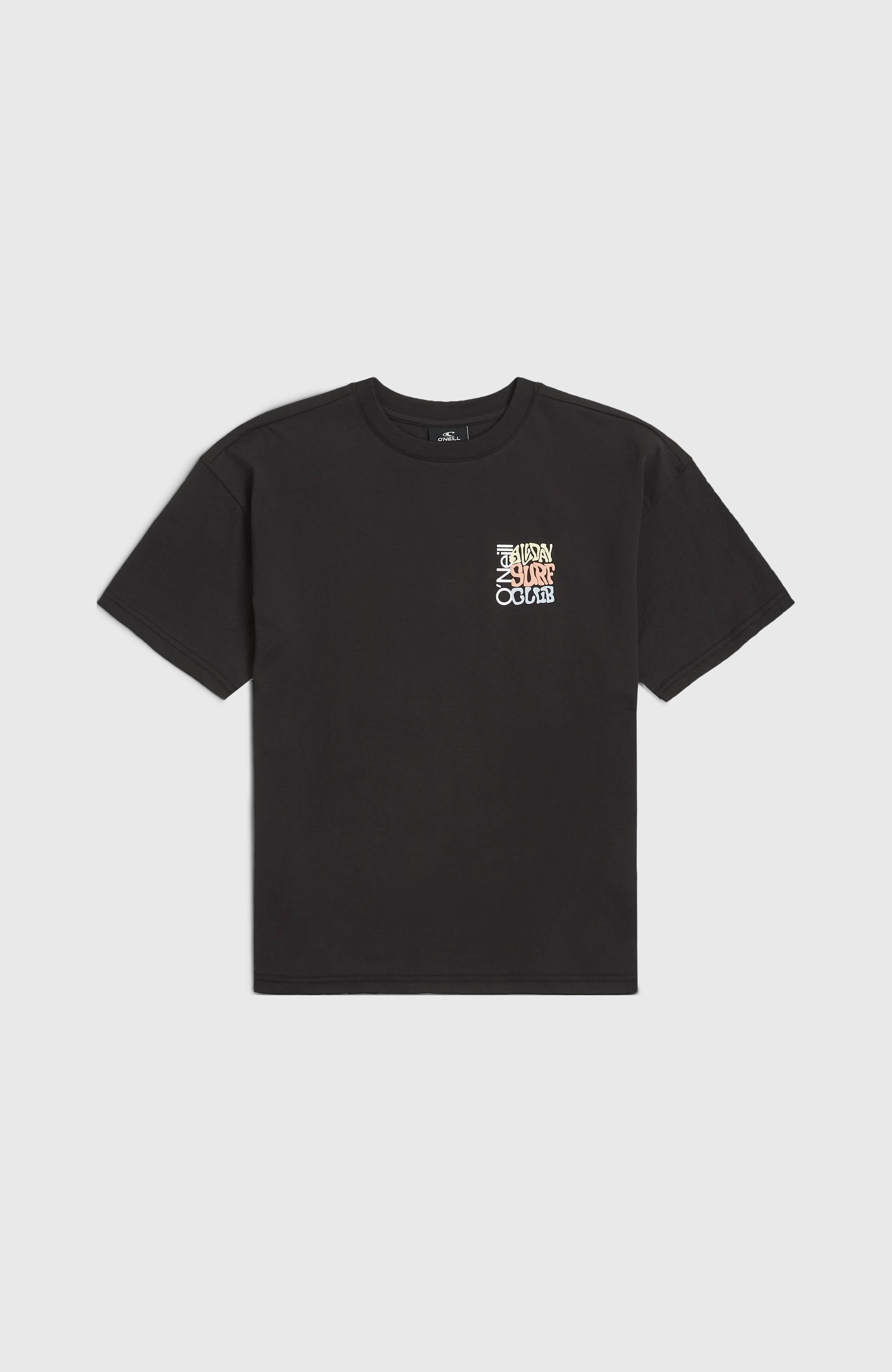 Back Print T-Shirt Black Out