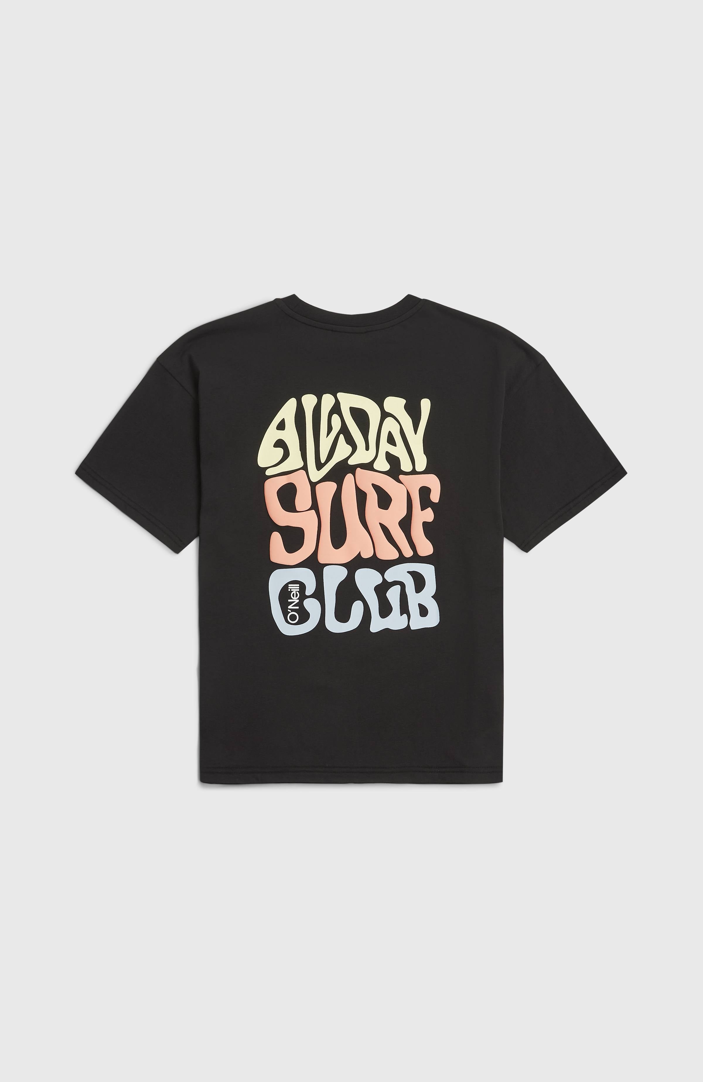 Back Print T-Shirt Black Out
