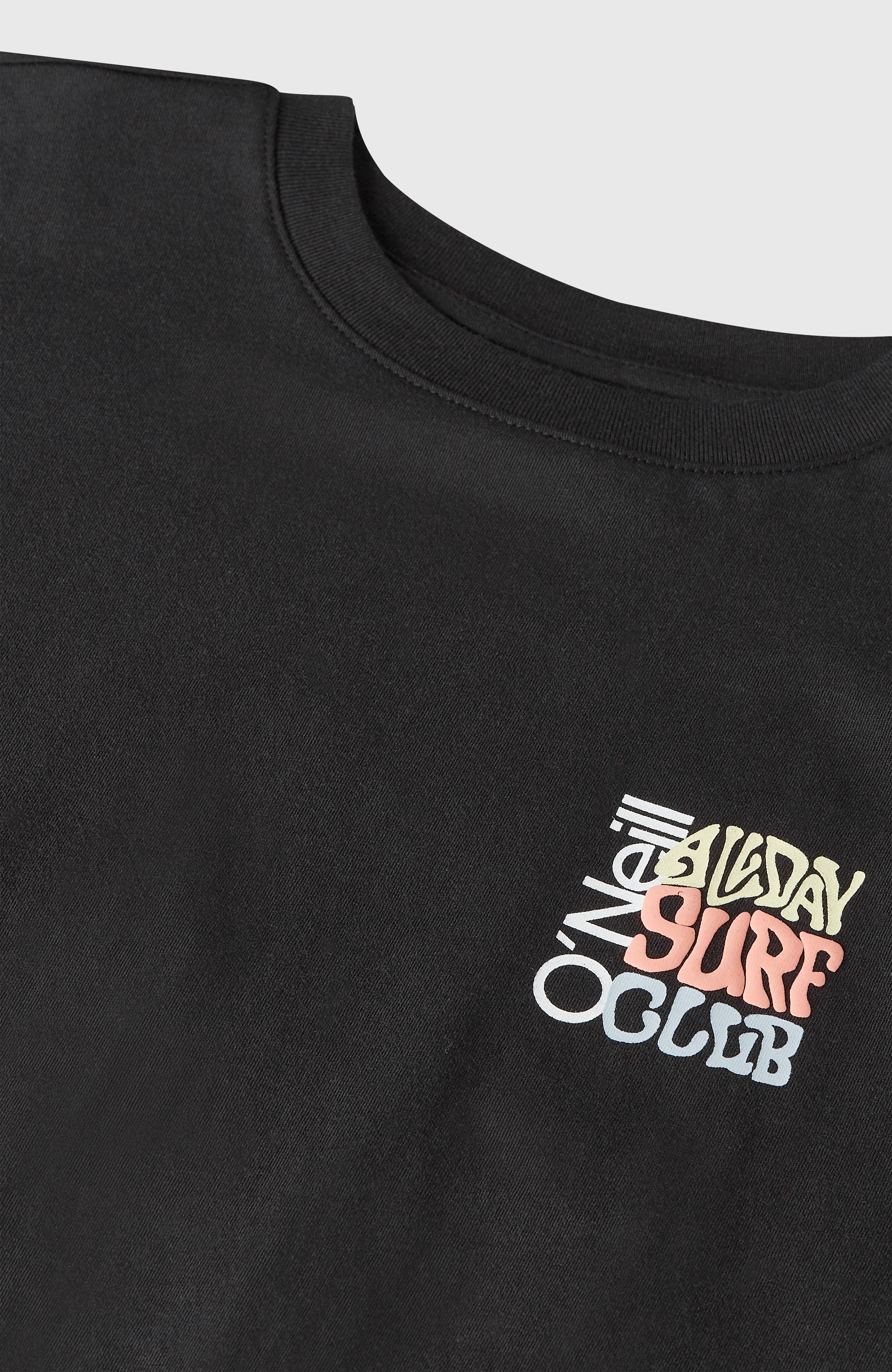 Back Print T-Shirt Black Out