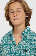 Print Shirt Blue Bricks