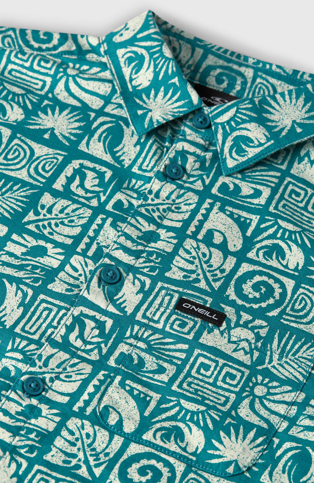 Print Shirt Blue Bricks