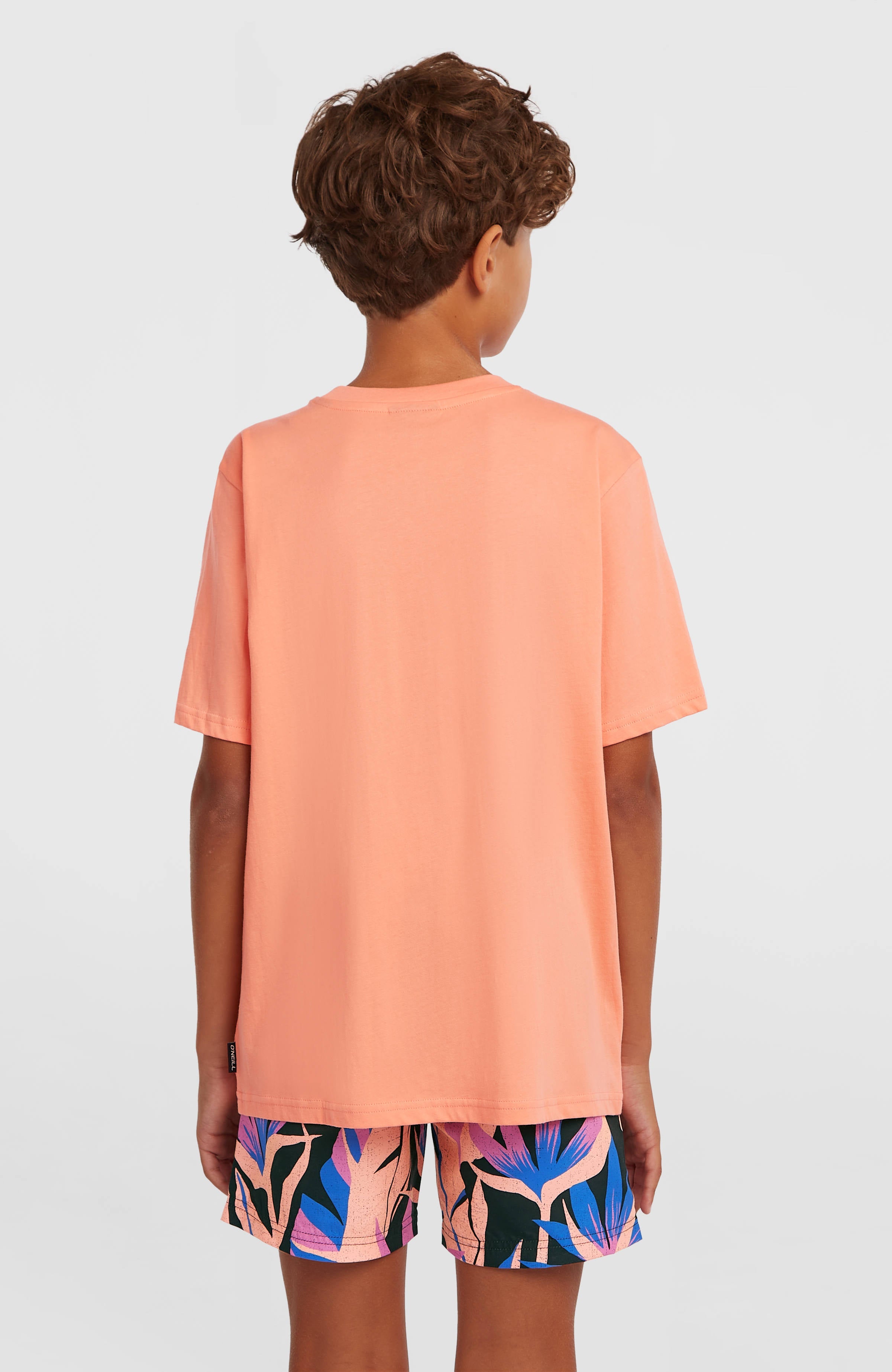O'Neill Chest Print T-Shirt Funky Peach