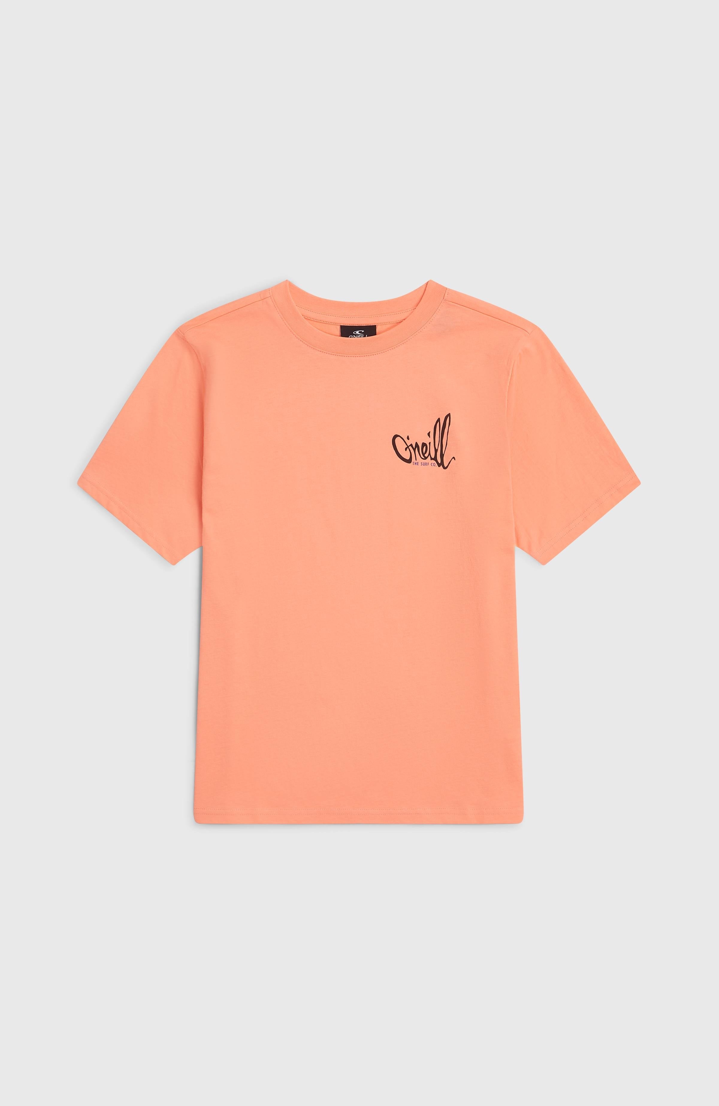 O'Neill Chest Print T-Shirt Funky Peach