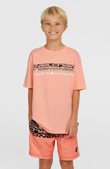 Stripe T-Shirt Coral Pop