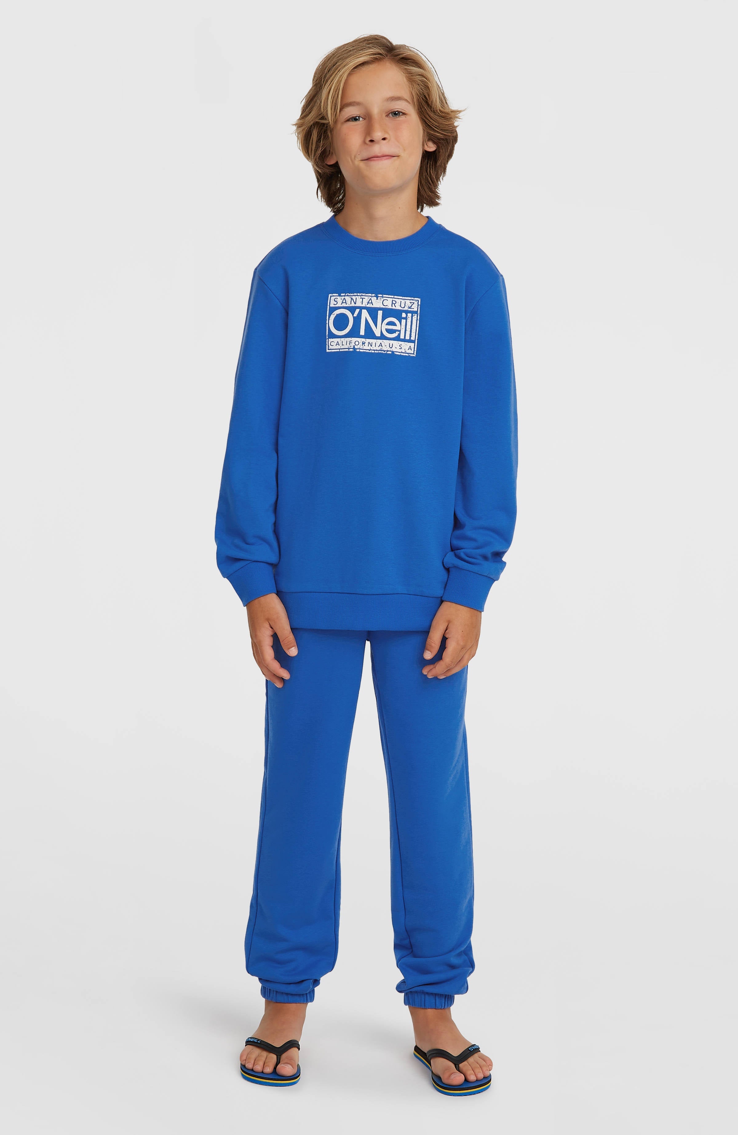 Cali Crew Sweatshirt Mediterranean Blue