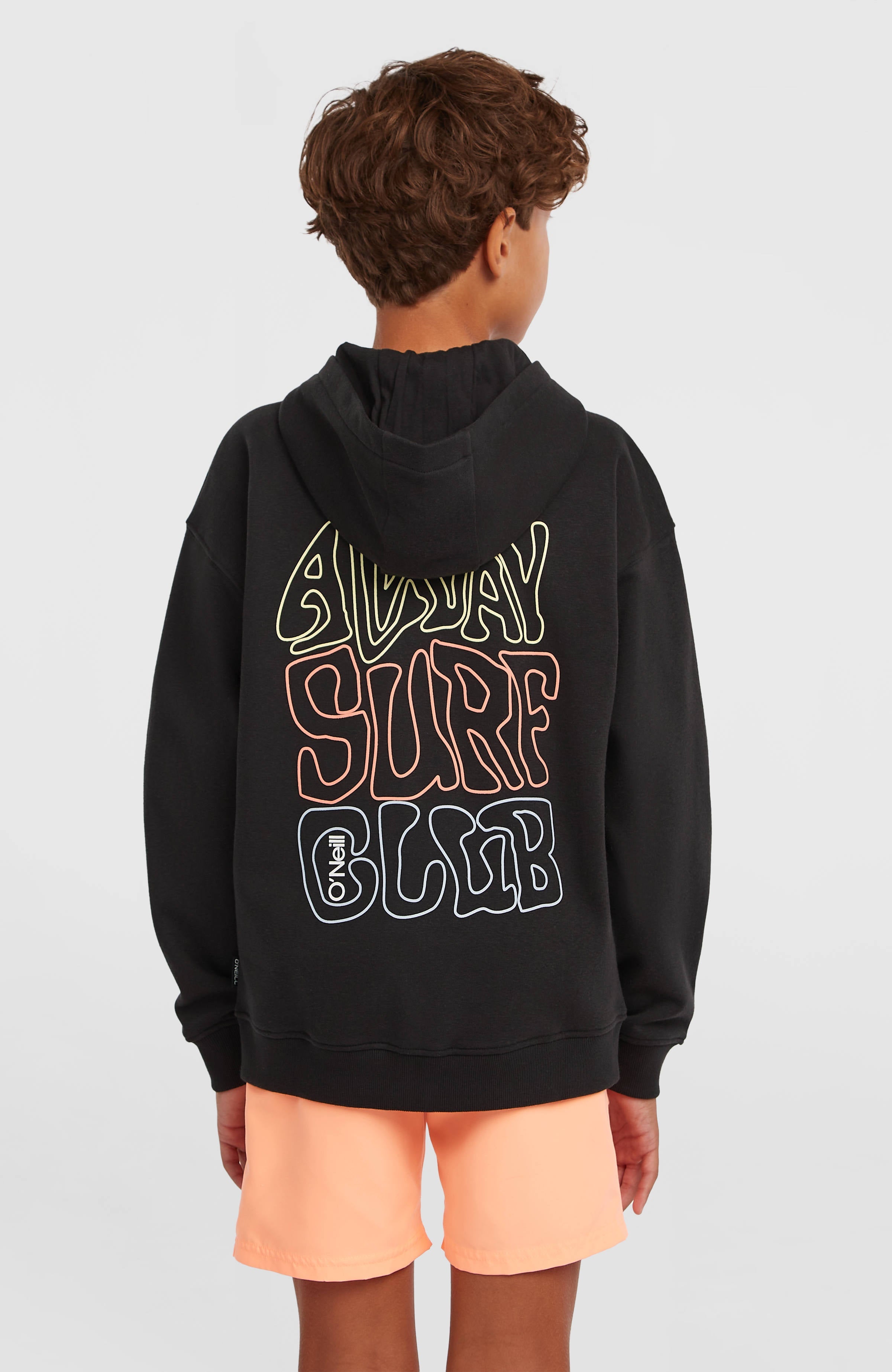 Graphic Full-Zip Hoodie Black Out