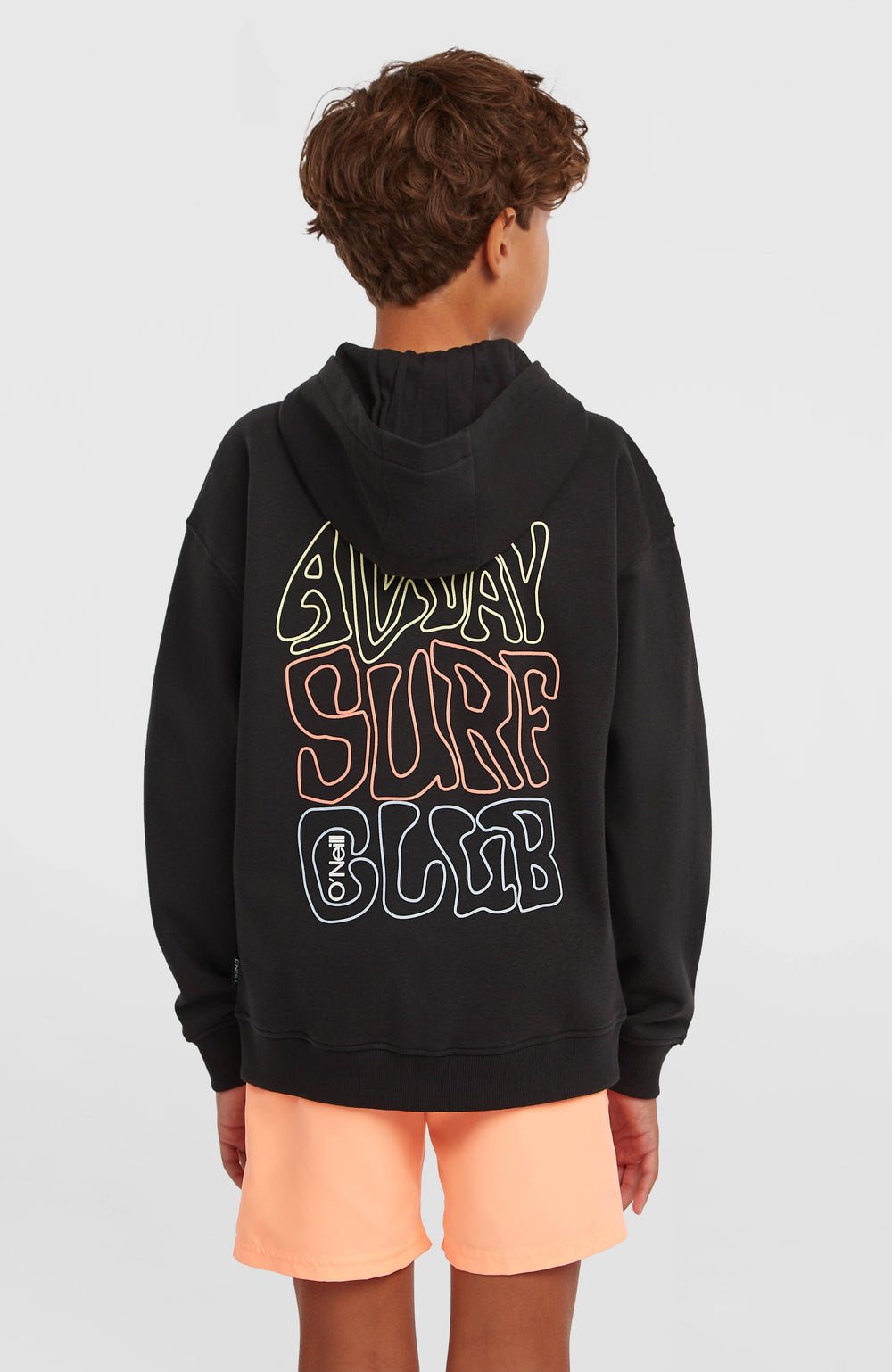 Graphic Full-Zip Hoodie Black Out