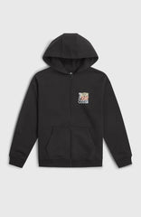 Graphic Full-Zip Hoodie Black Out
