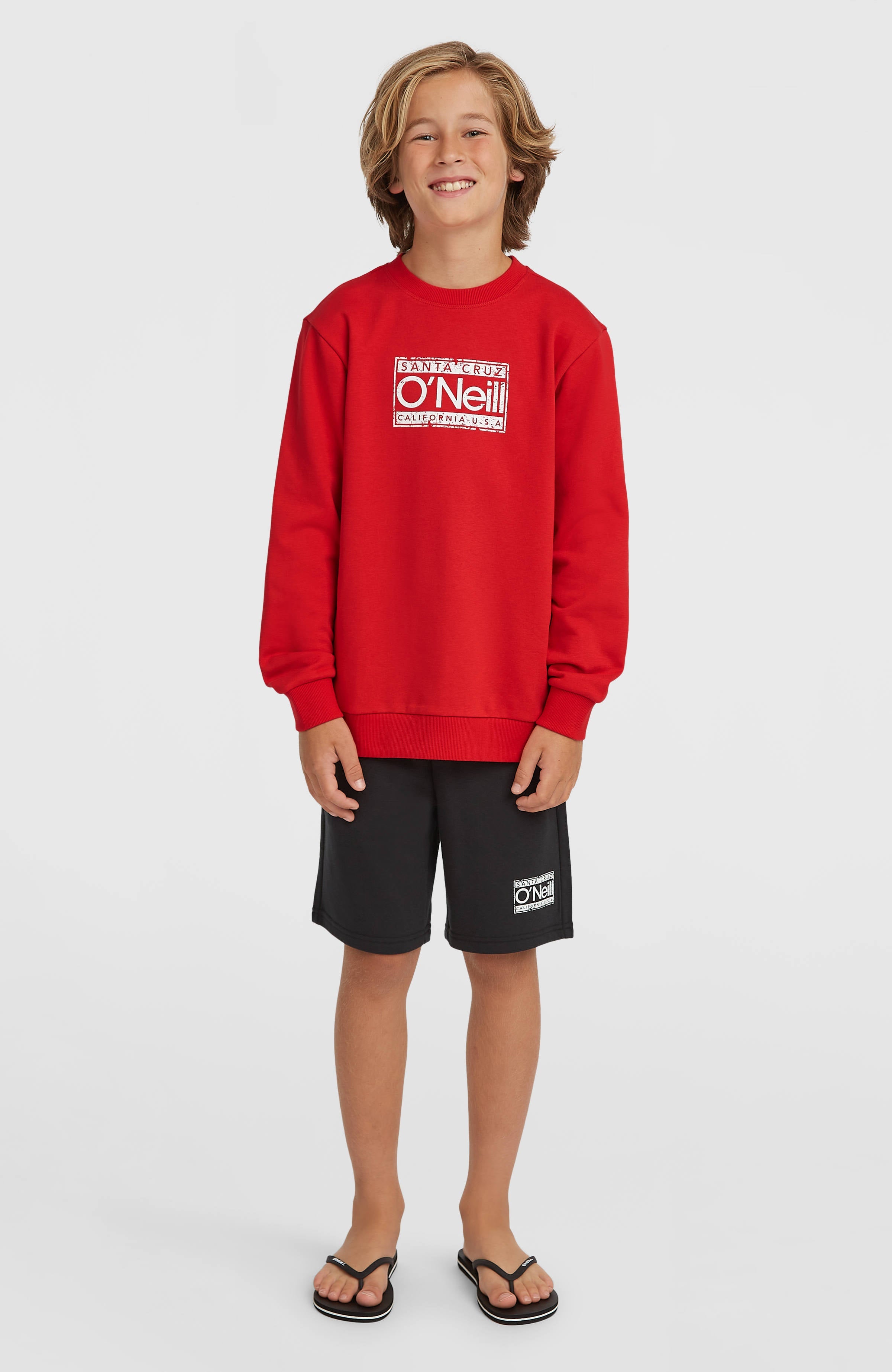 Cali Crew Sweatshirt High Risk Red