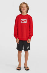 Cali Crew Sweatshirt High Risk Red