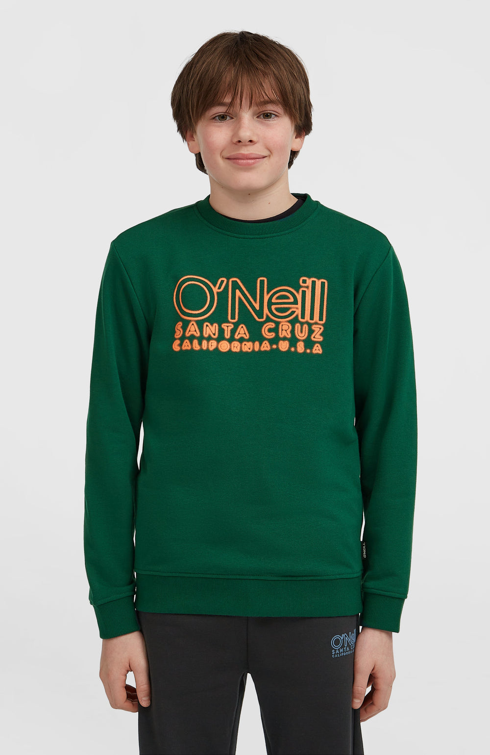 Essentials Crew Sweatshirt Emerald Envy