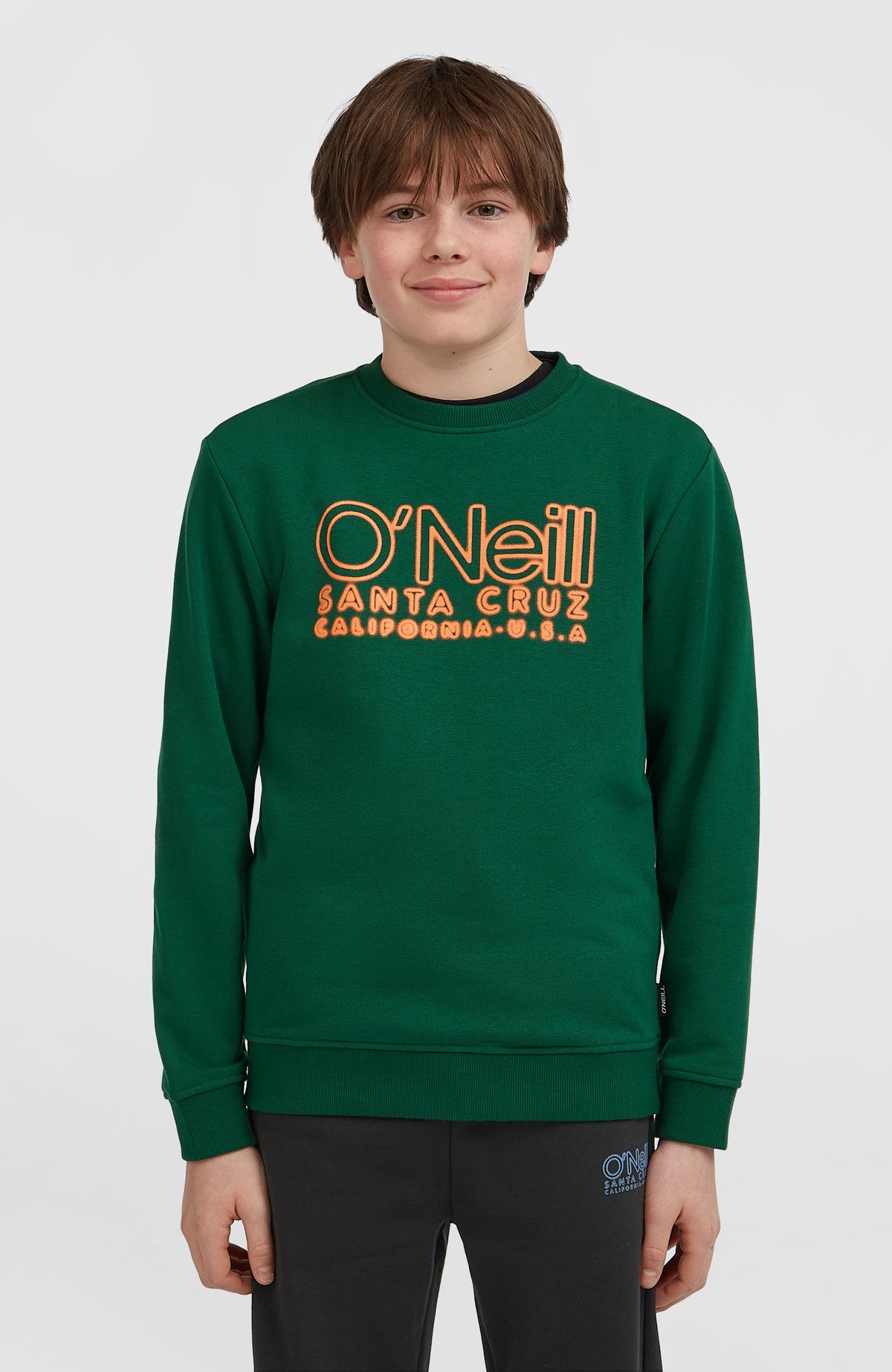 Essentials Crew Sweatshirt Emerald Envy